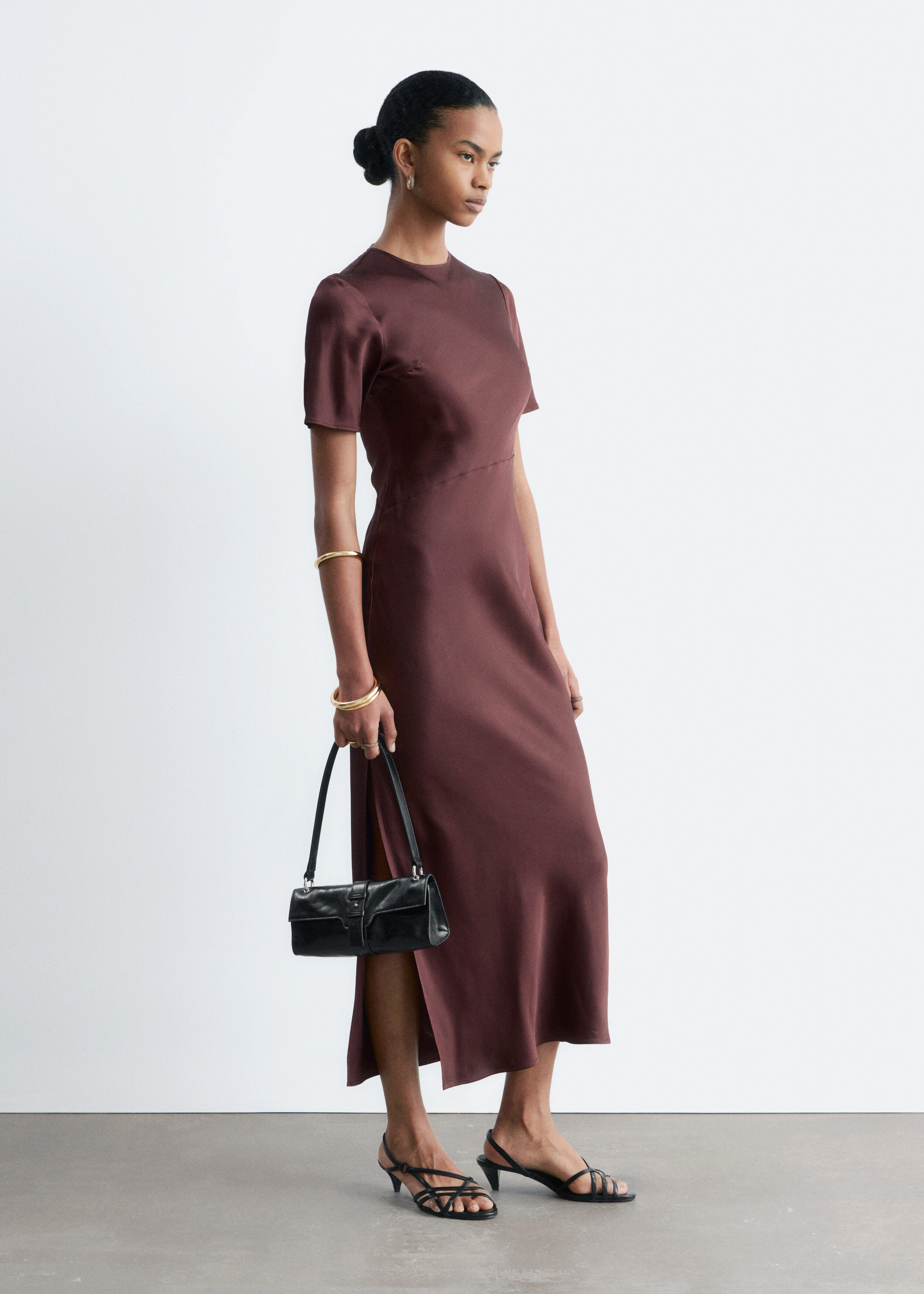 & Other Stories PAISLEY VISCOSE MAXI DRESS