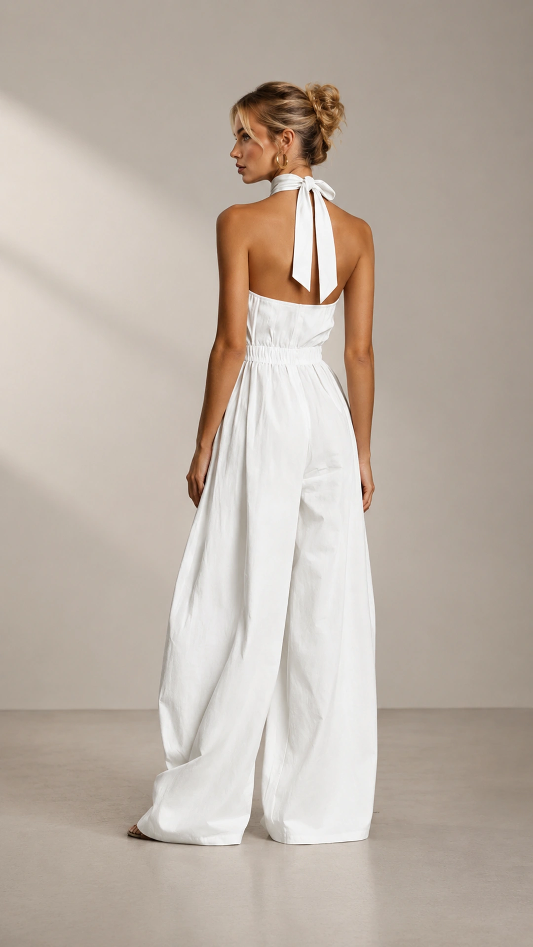 Breeze Halter Wide-Leg Jumpsuit | Effortless Vacation Resort Wear - Nordfashionstorm - Women's Clothing, Fashion for You - Nordfashionstorm.com
