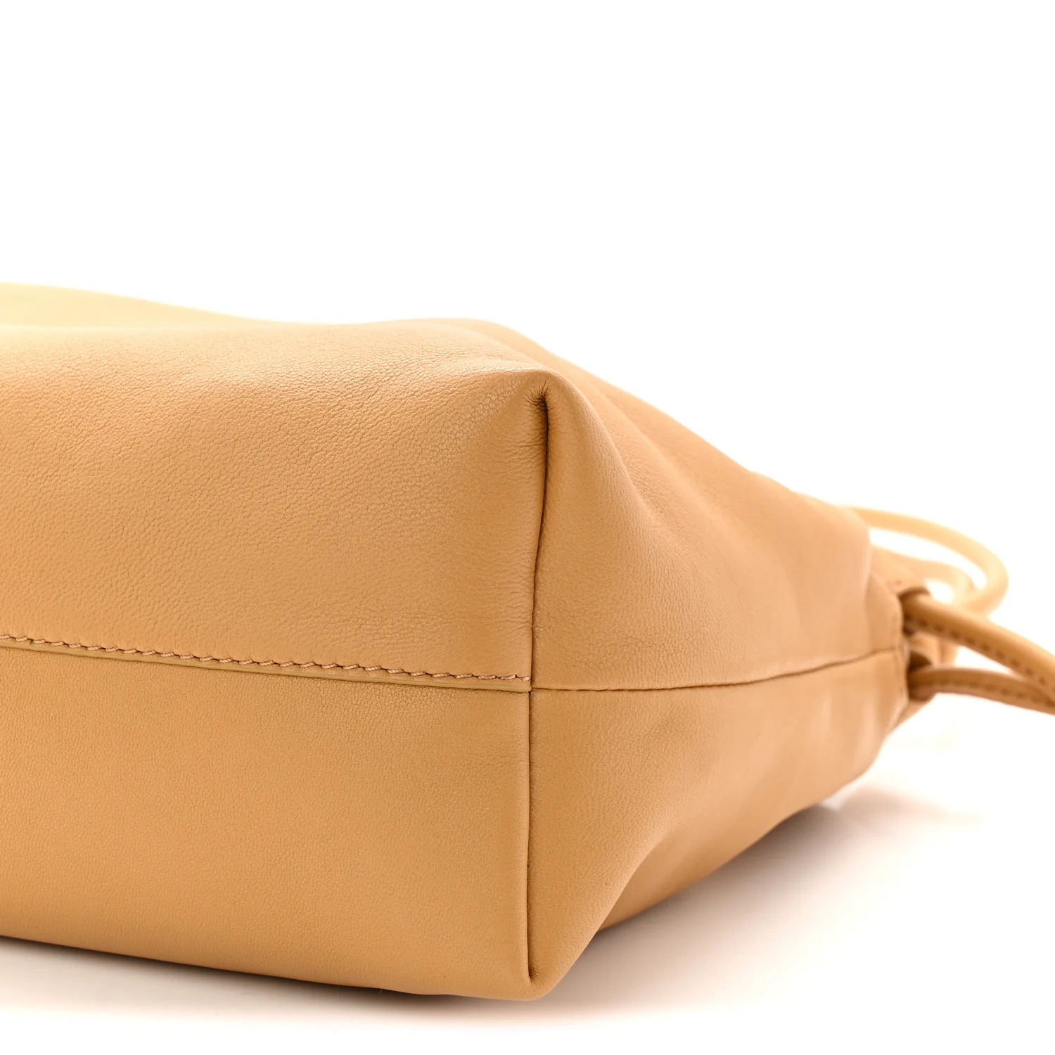 Mellow Nappa Donut Medium Chain Flamenco Knot Clutch Sahara - Top Club
