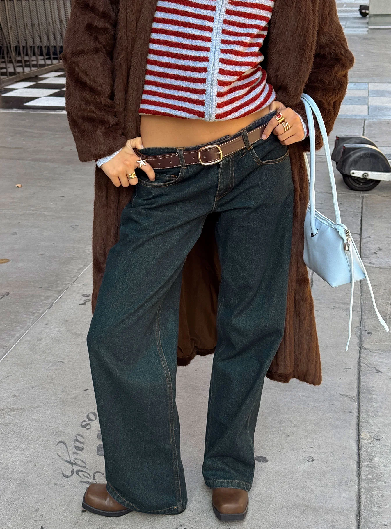 Hocus Pocus Low Rise Wide Leg Jean Dark Wash