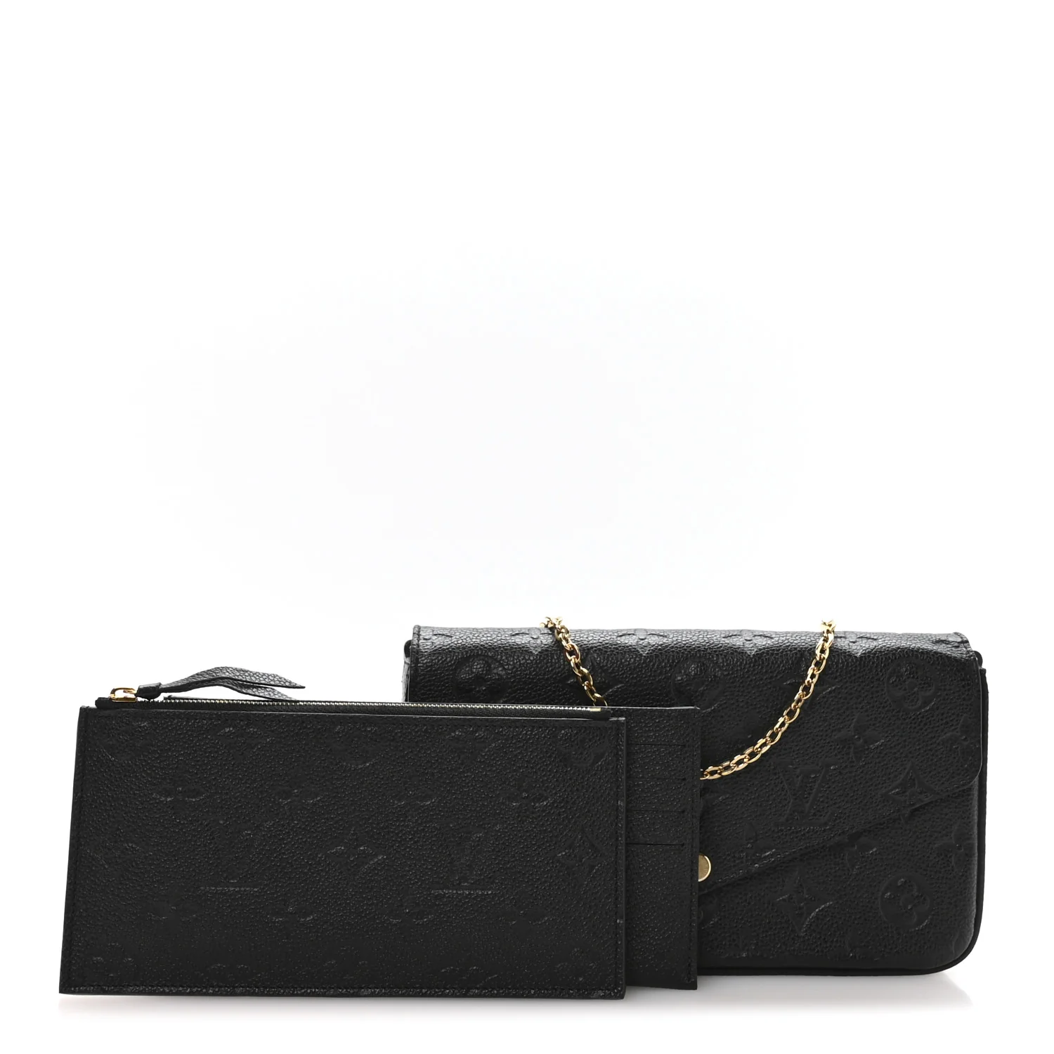 Empreinte Pochette Felicie Chain Wallet Black - Top Club