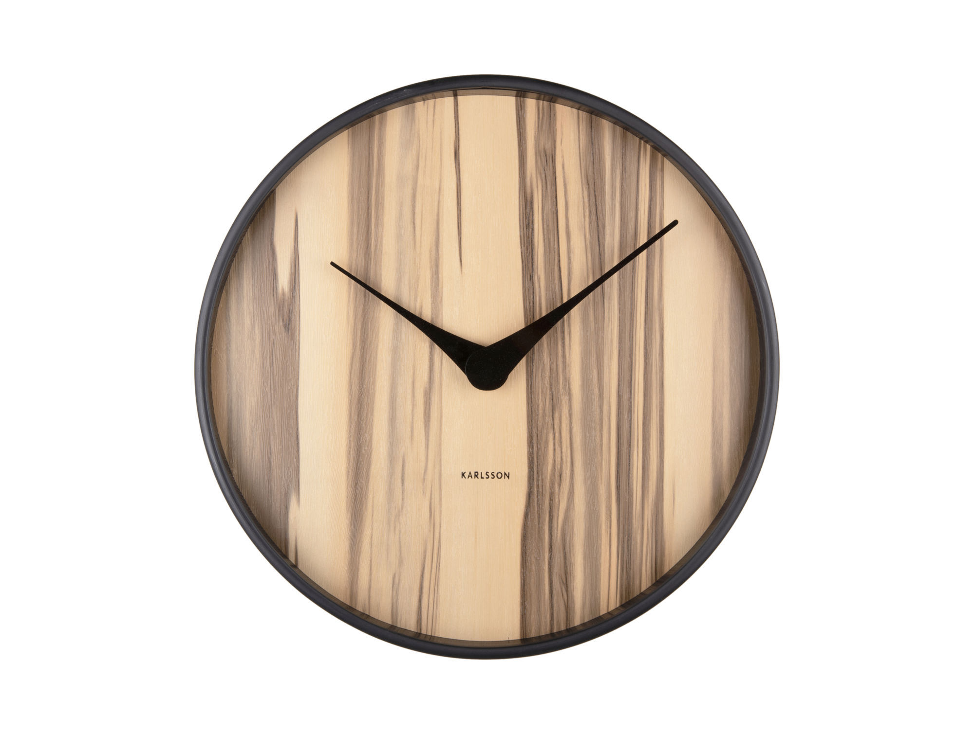 Wall clock Wood Melange light wood