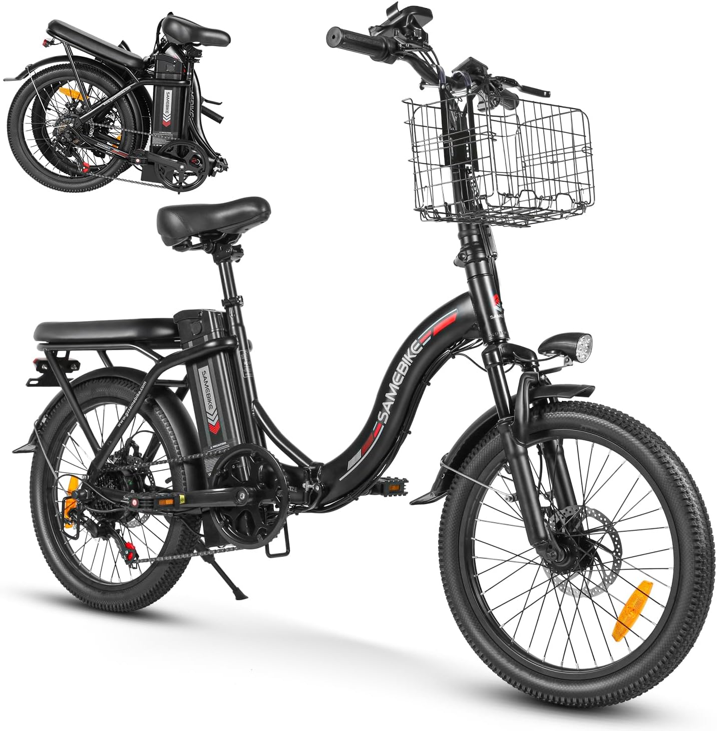 SAMEBIKE 250W 60NM Bici elettrica 20