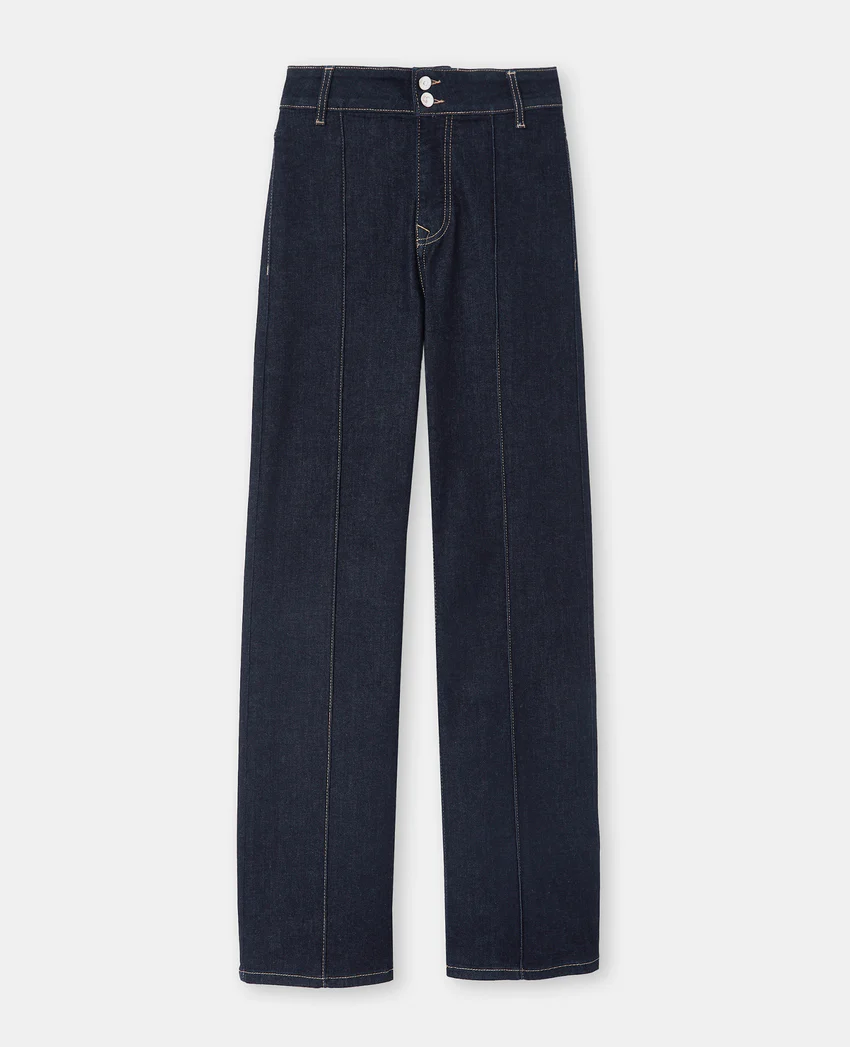 Pimkie Jean straight taille haute avec détails coutures