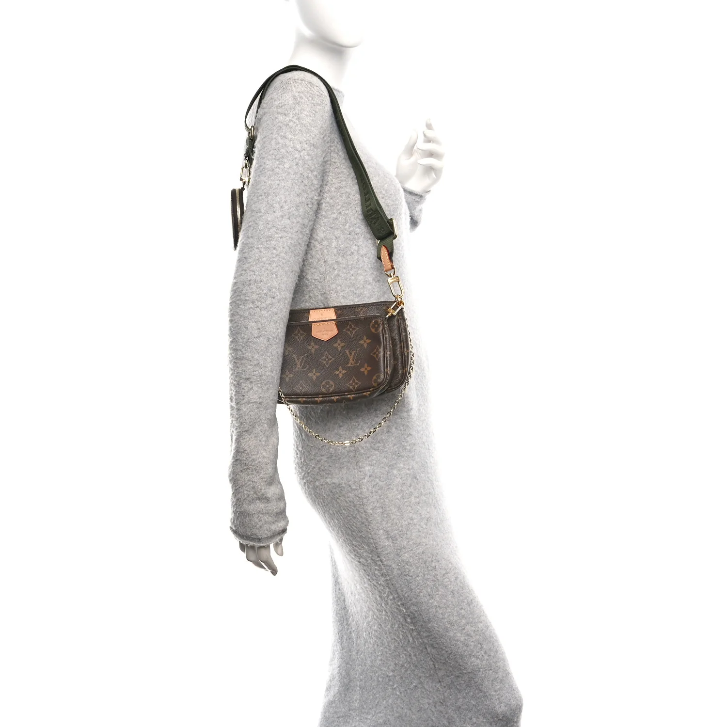 Monogram Multi Pochette Accessories Kaki