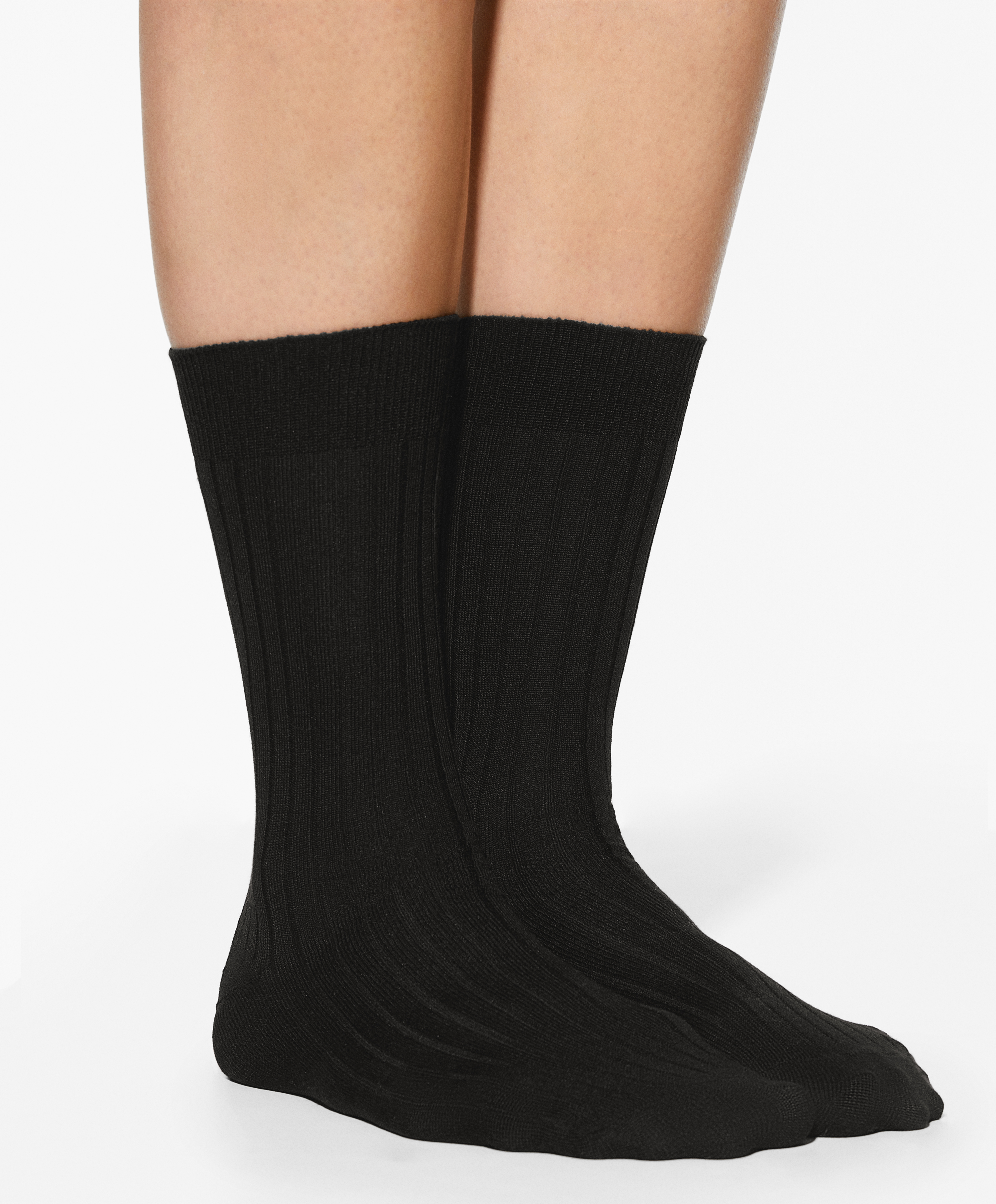 OYSHO Rib silk classic socks