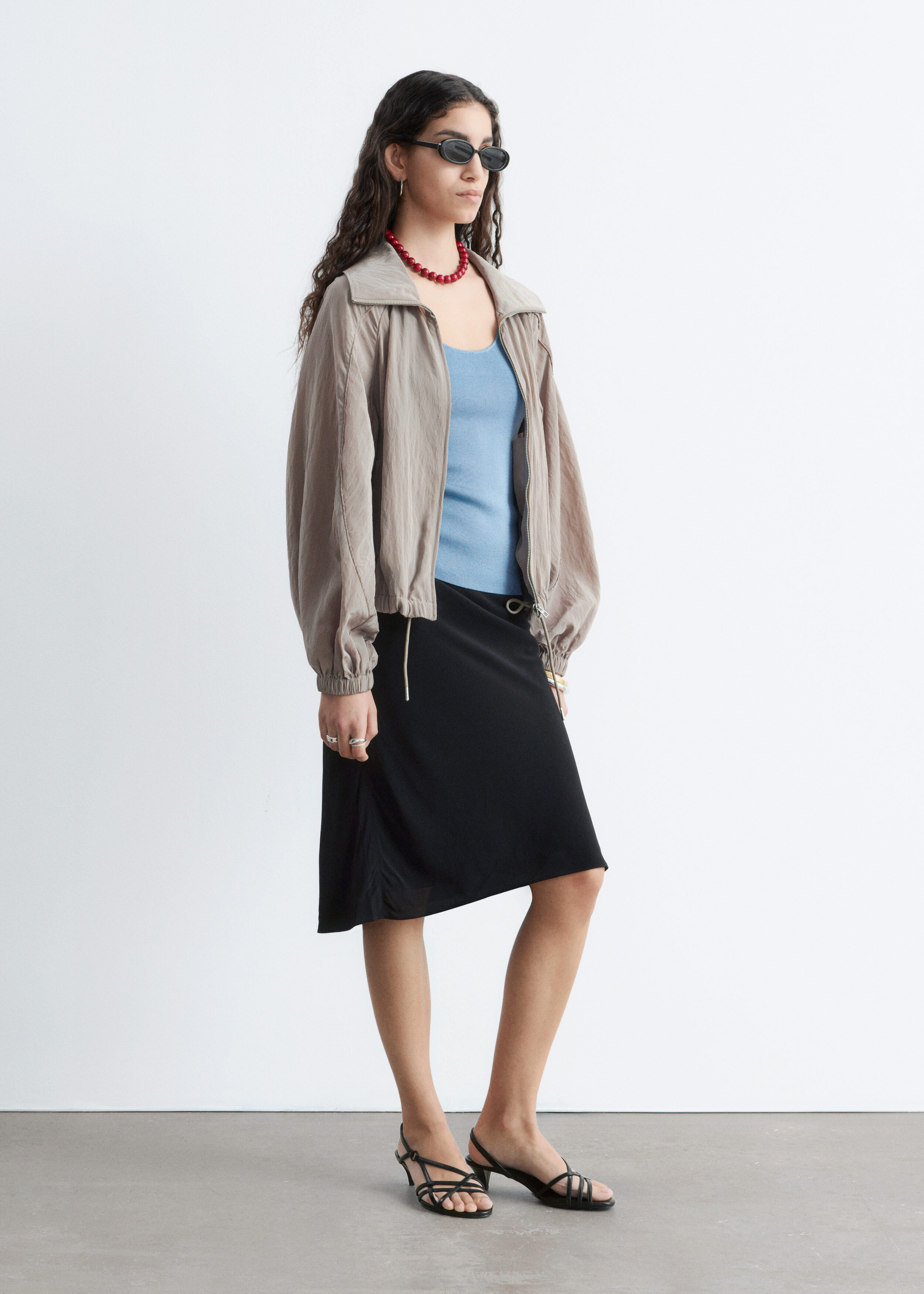 & Other Stories SPORTY VISCOSE-BLEND JACKET
