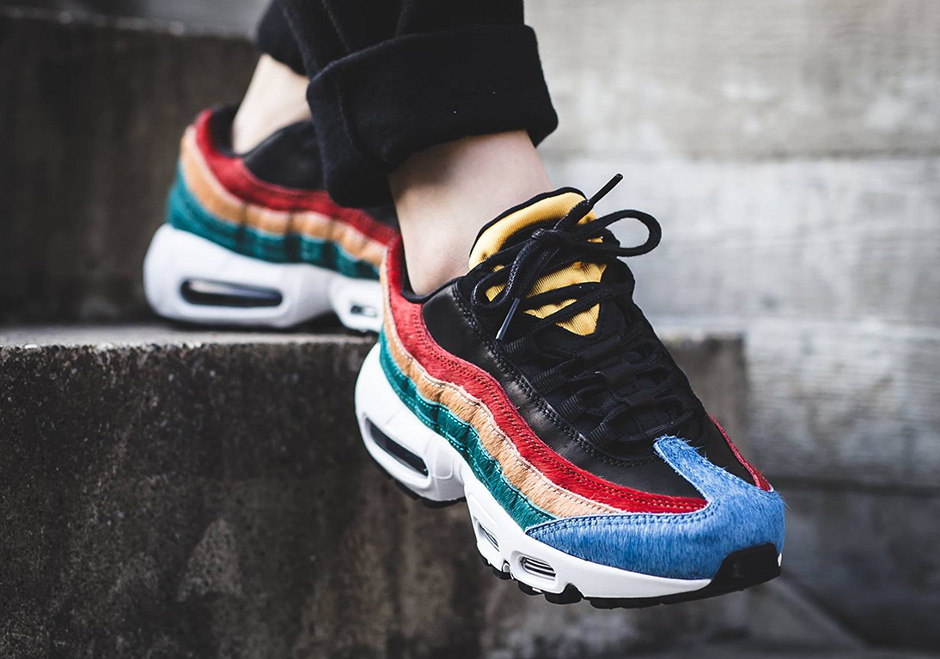 Wmns Air Max 95  Multicolor Pony Hair  807443-003 - Sneaker Replica Workshop