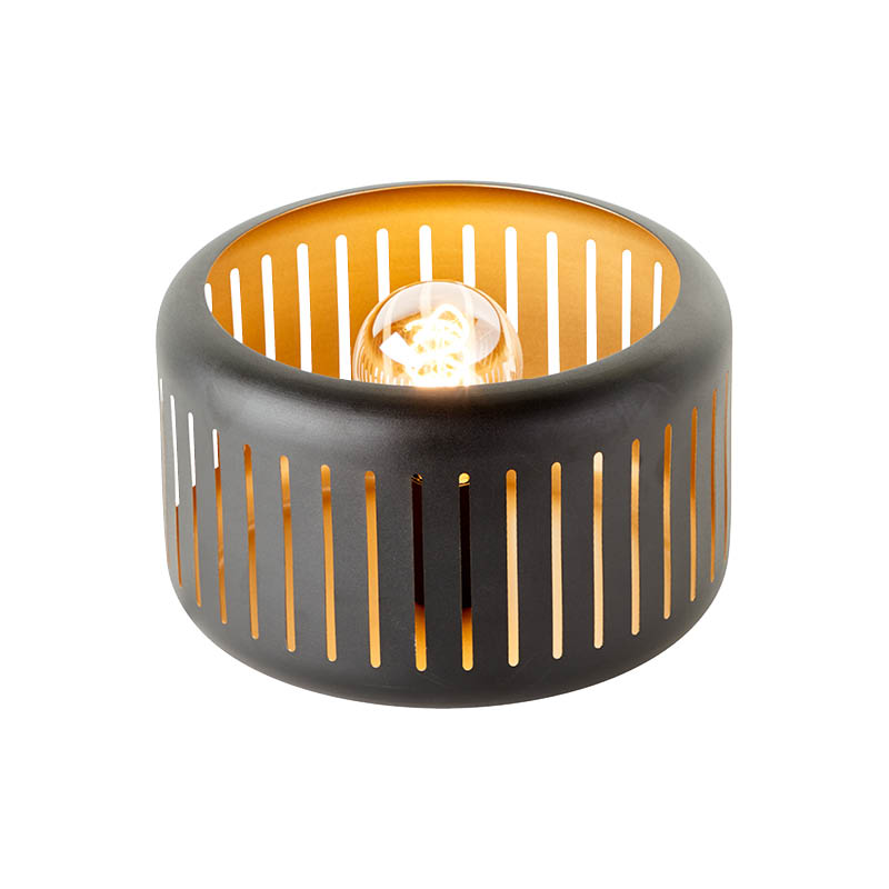 THIJS TAFELLAMP ZWART/GOUD