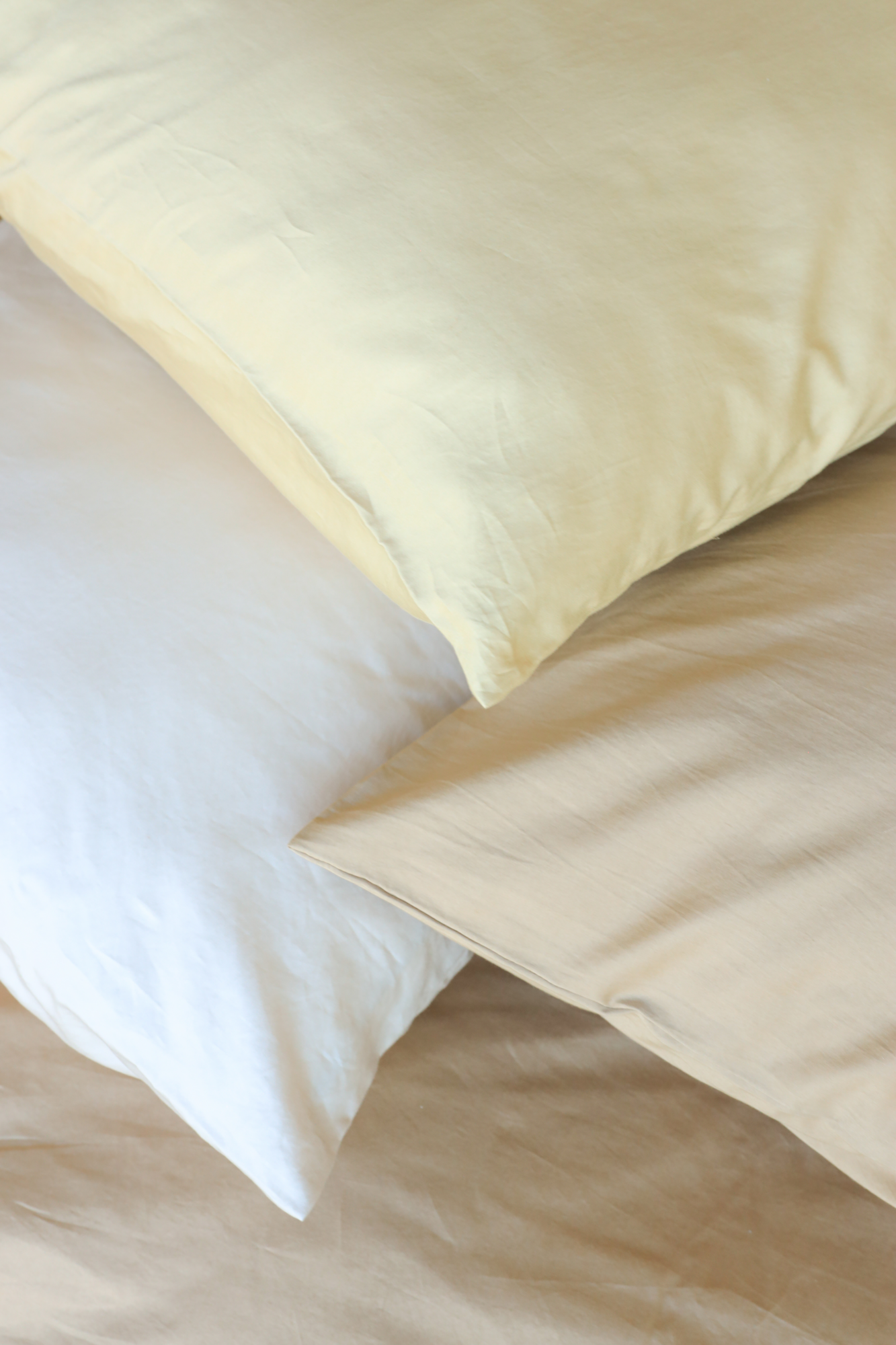 Kussensloop Cotton Satin misty rose 60x70 cm - set van 2