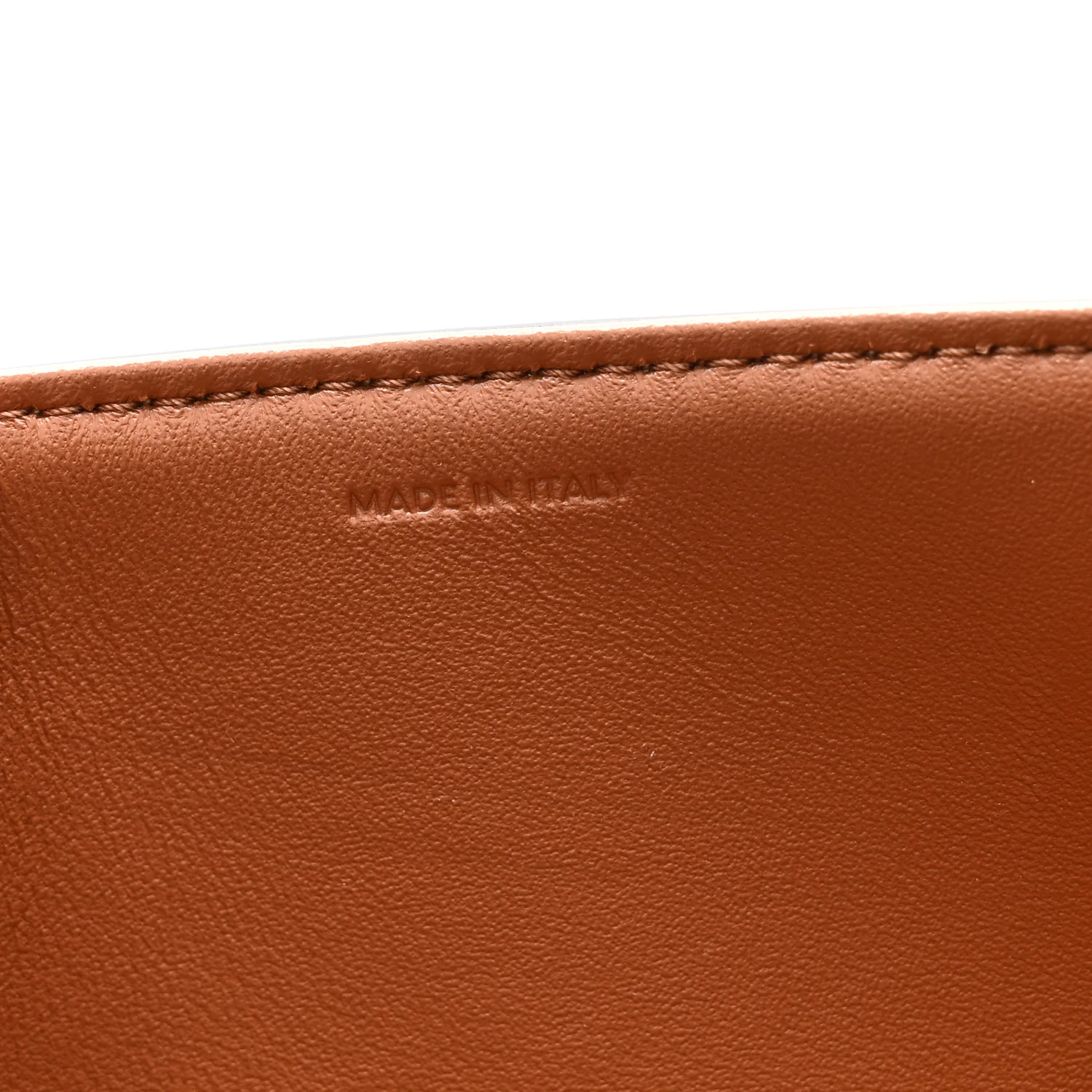 Natural Calfskin Medium Triomphe Tan - Top Club