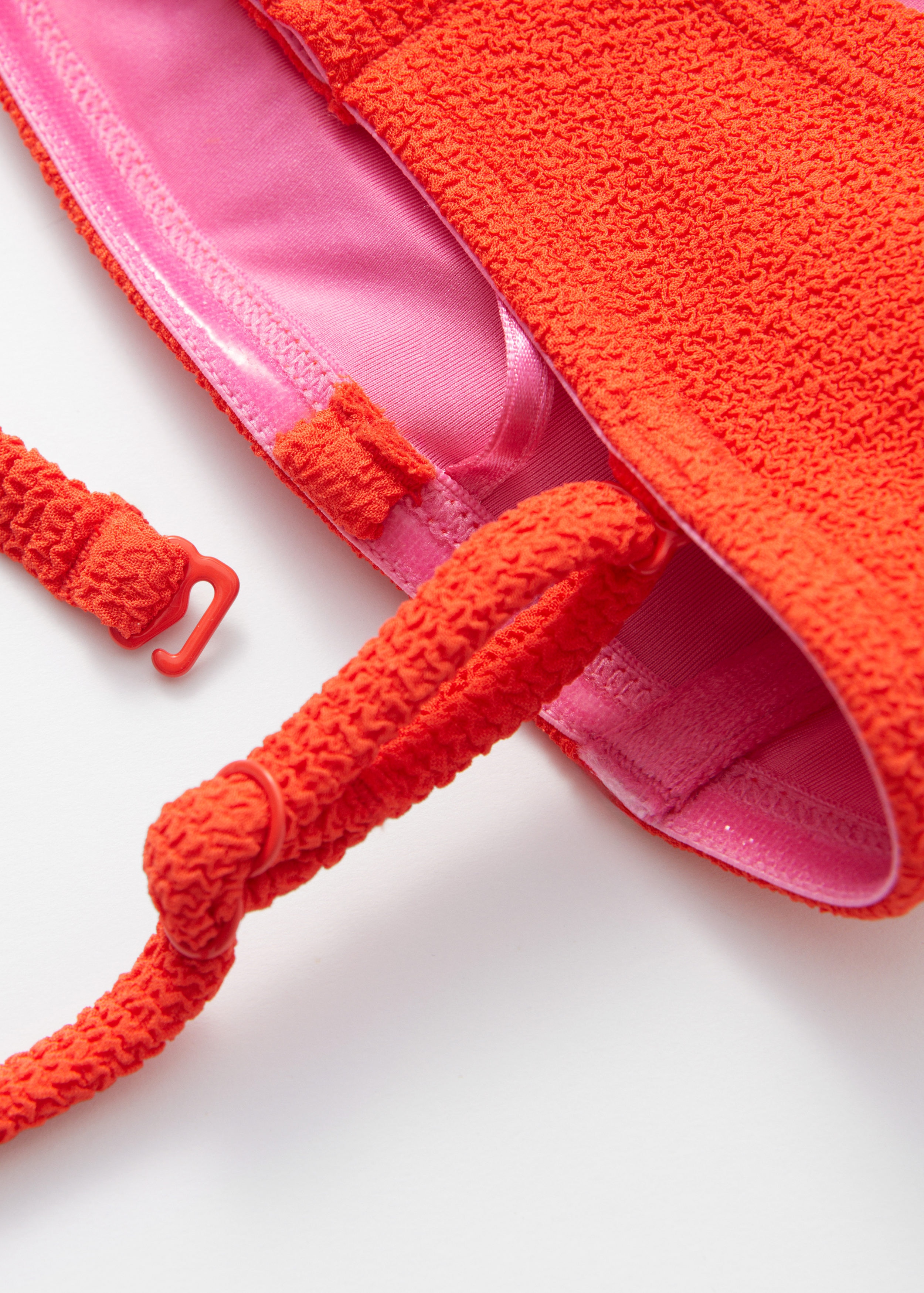 & Other Stories TEXTURED BANDEAU BIKINI TOP