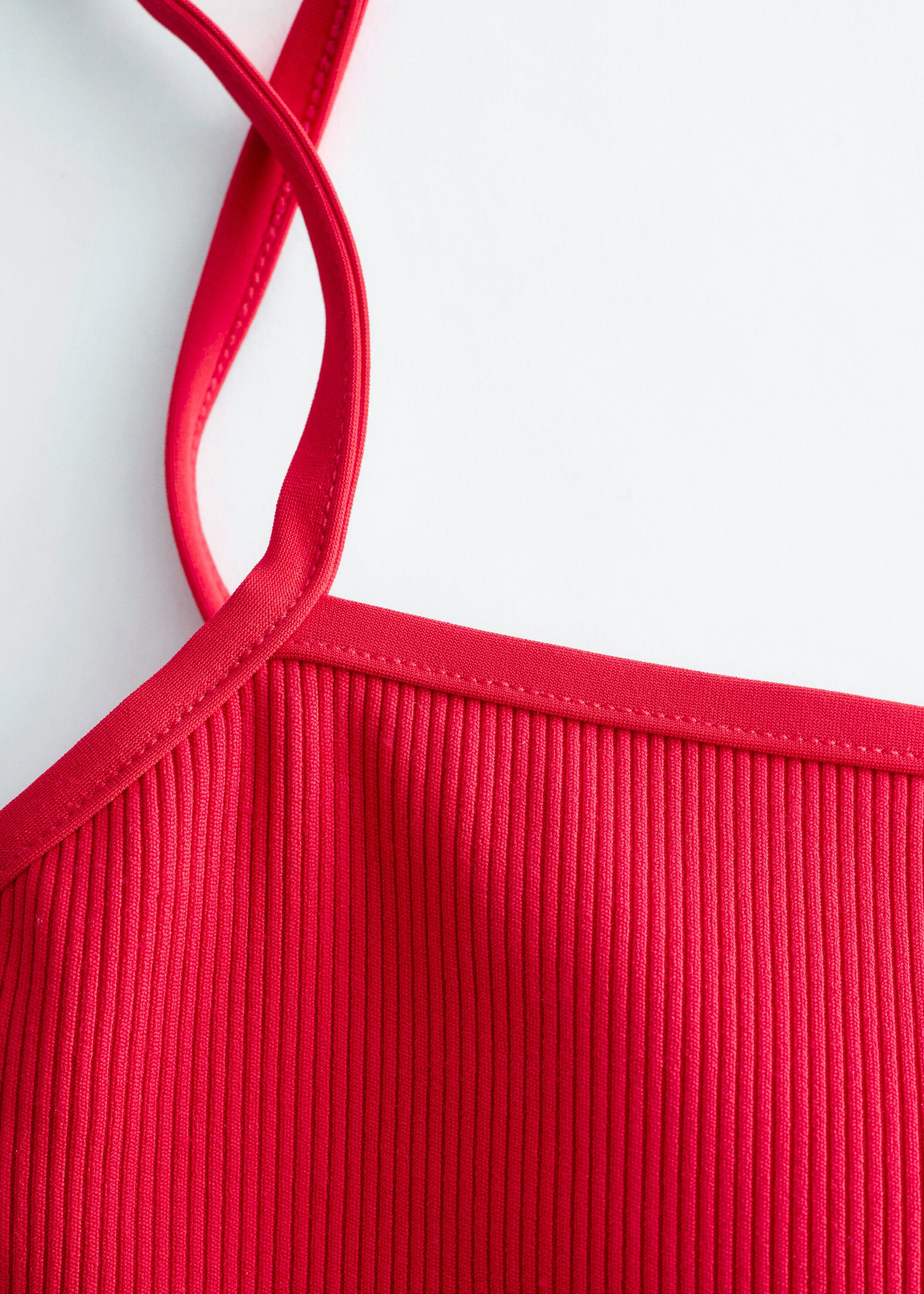 & Other Stories RIBBED BANDEAU BIKINI TOP