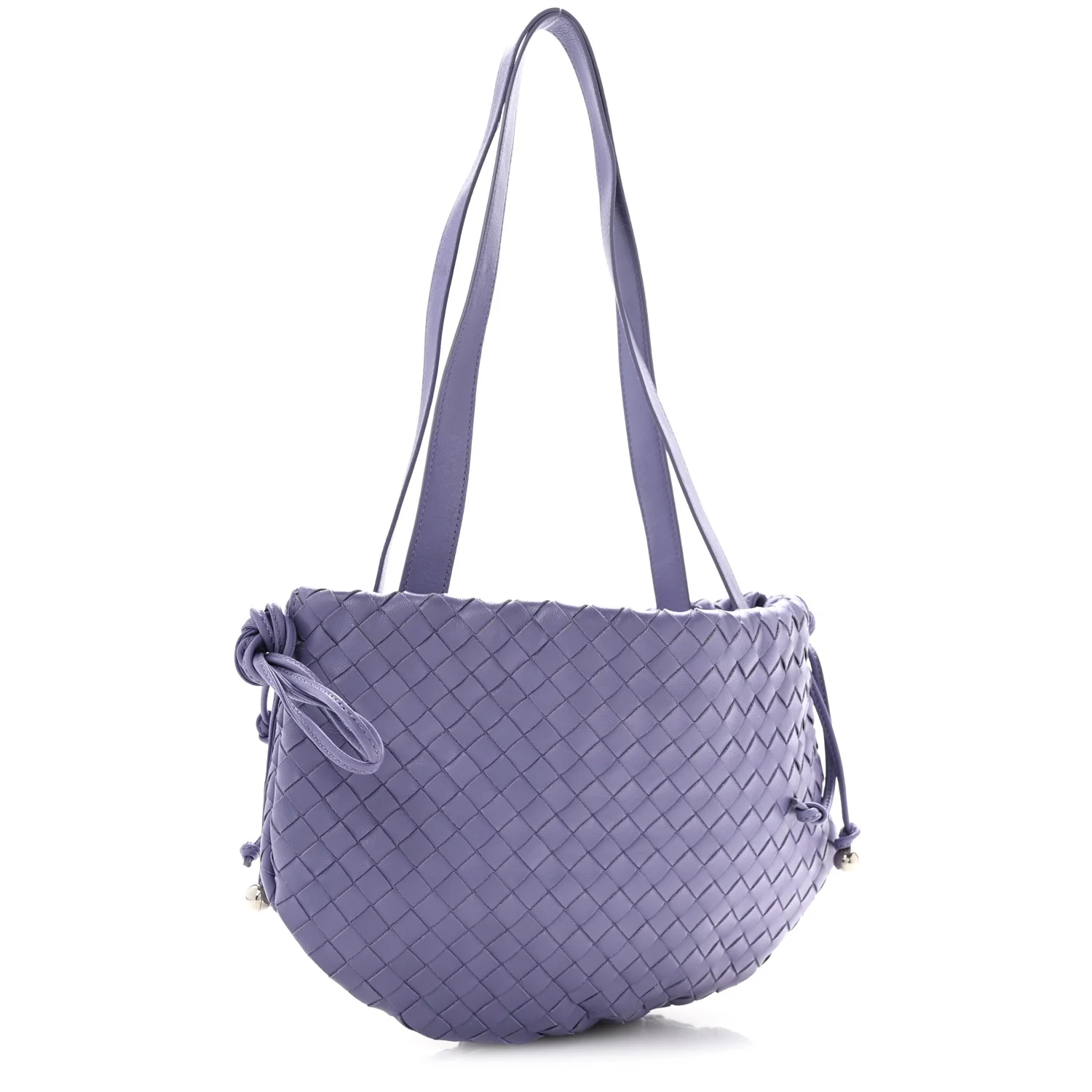 Nappa Intrecciato Small Bulb Lavender - Top Club