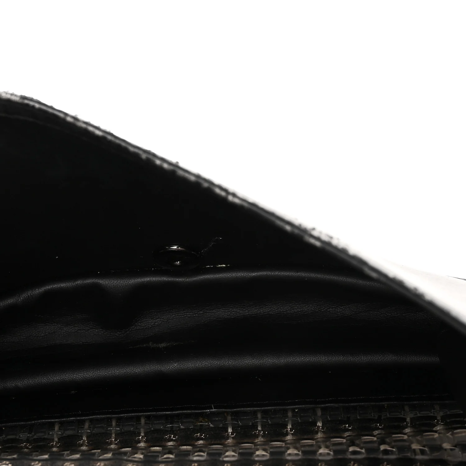 PVC Thread Woven Medium Boy Flap Black - Top Club