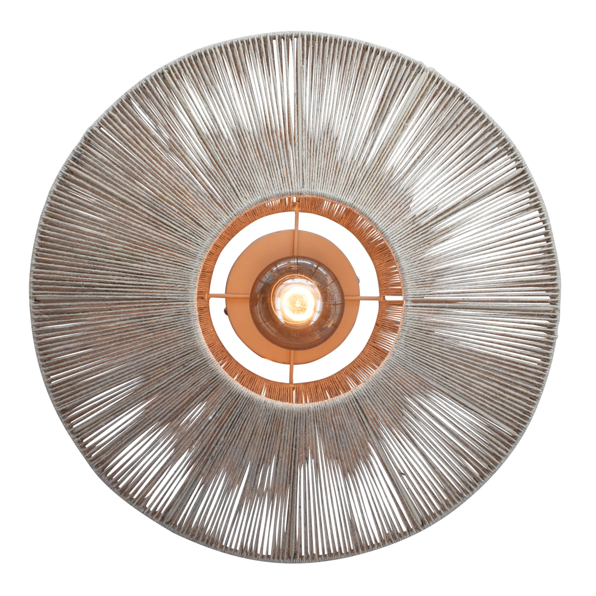 Wand / plafondlamp Owen naturel medium