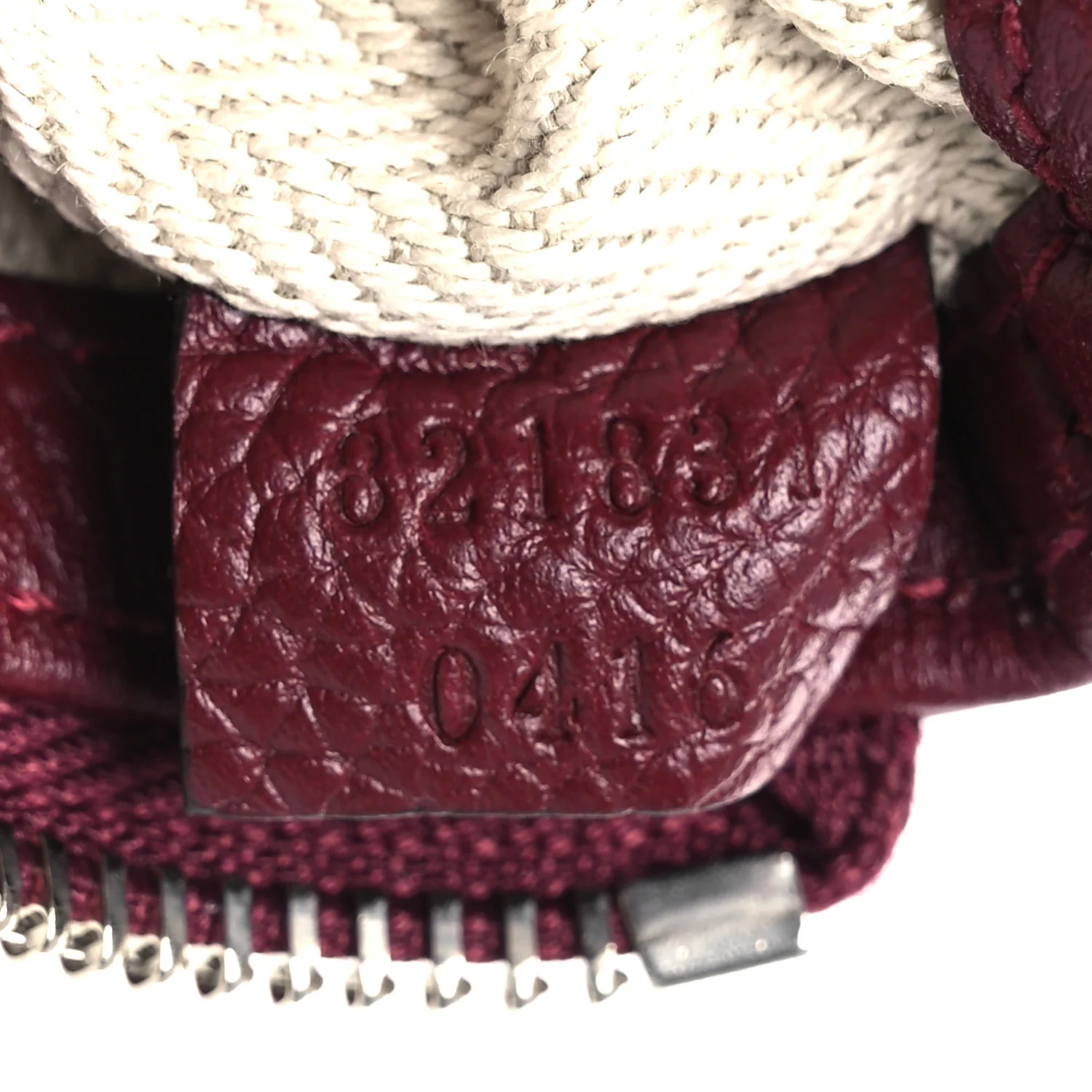 Pebbled Calfskin Mini B Shoulder Bag Red - Top Club