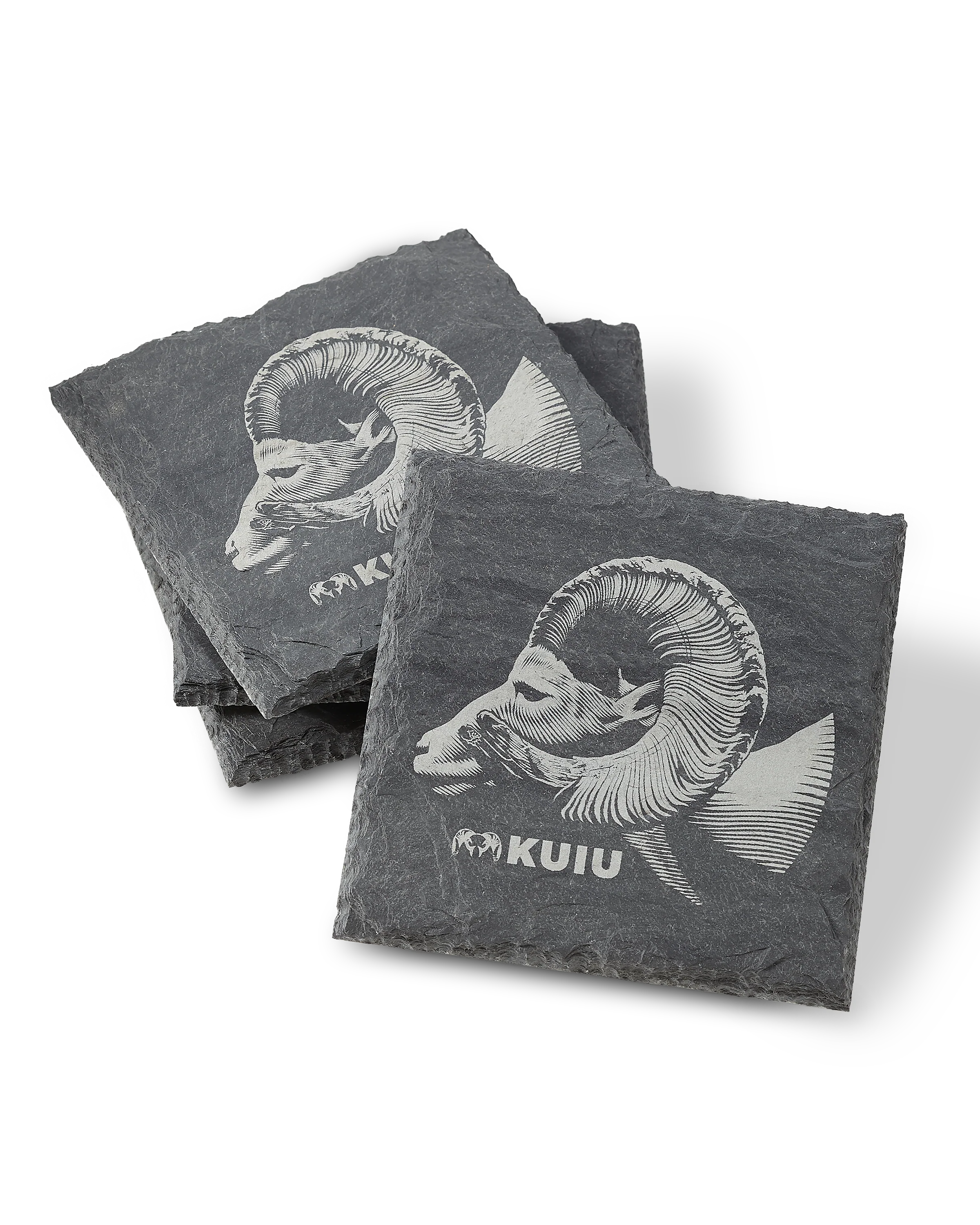 Nahanni Butte Ram Slate Coaster Set | Slate