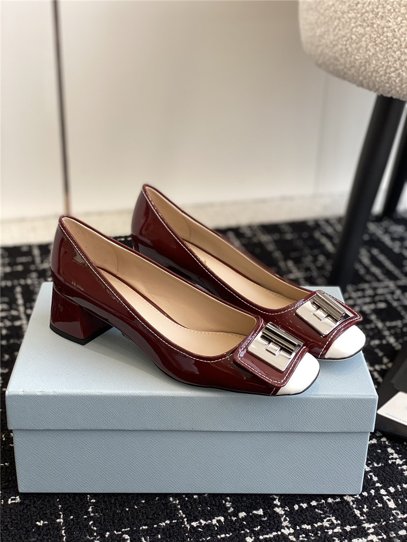 prada autumn and winter classic color matching shoes - Sneaker Replica Workshop