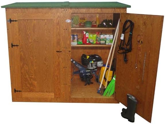 Casetta Portattrezzi In Legno Da Giardino Box Attrezzi per Esterno ripostiglio capanno MADE IN ITALY Mod. Bonifato Ingombro 172x72xH185 Int. 162x62xH185
