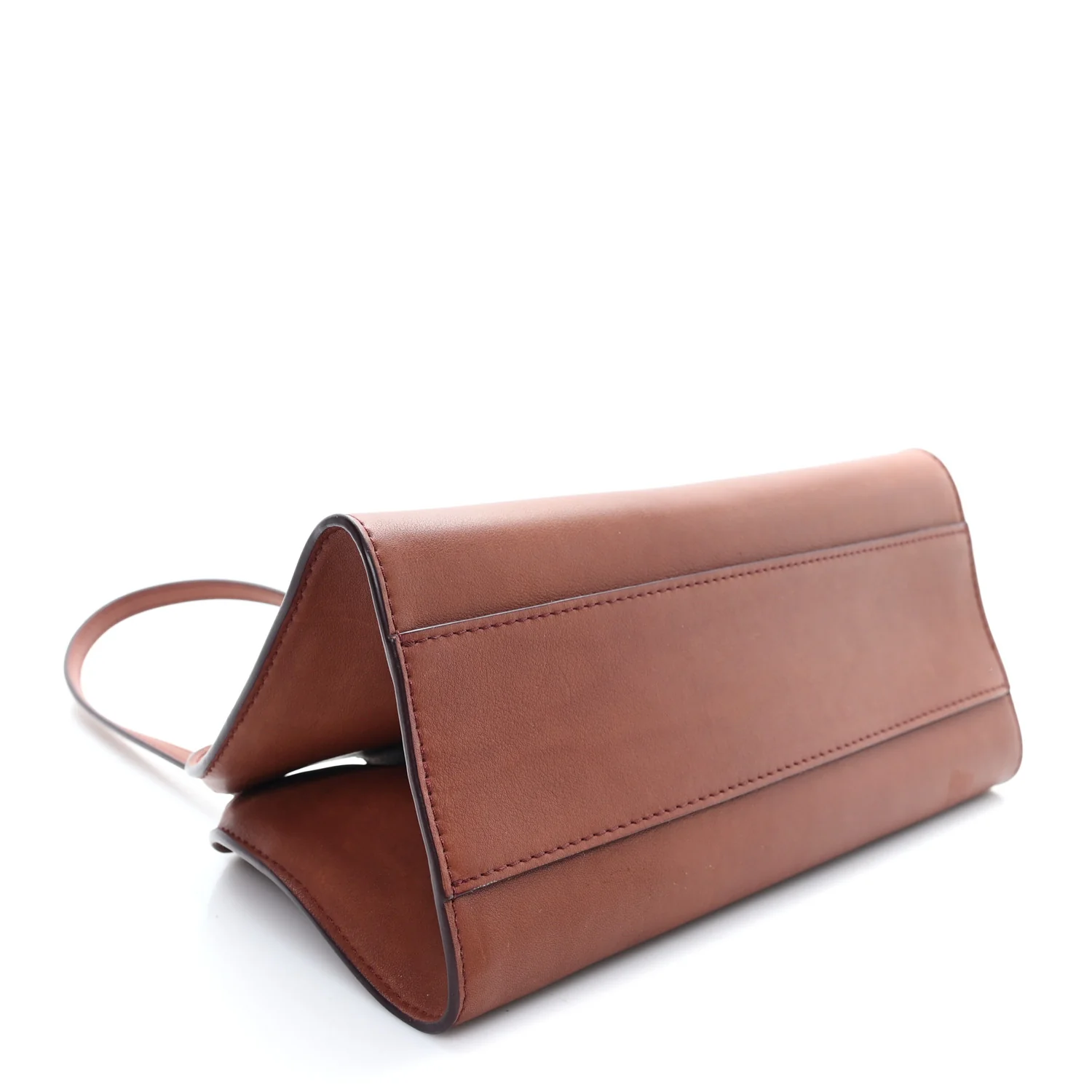 Smooth Calfskin Peggy Bag New Burgundy - Top Club
