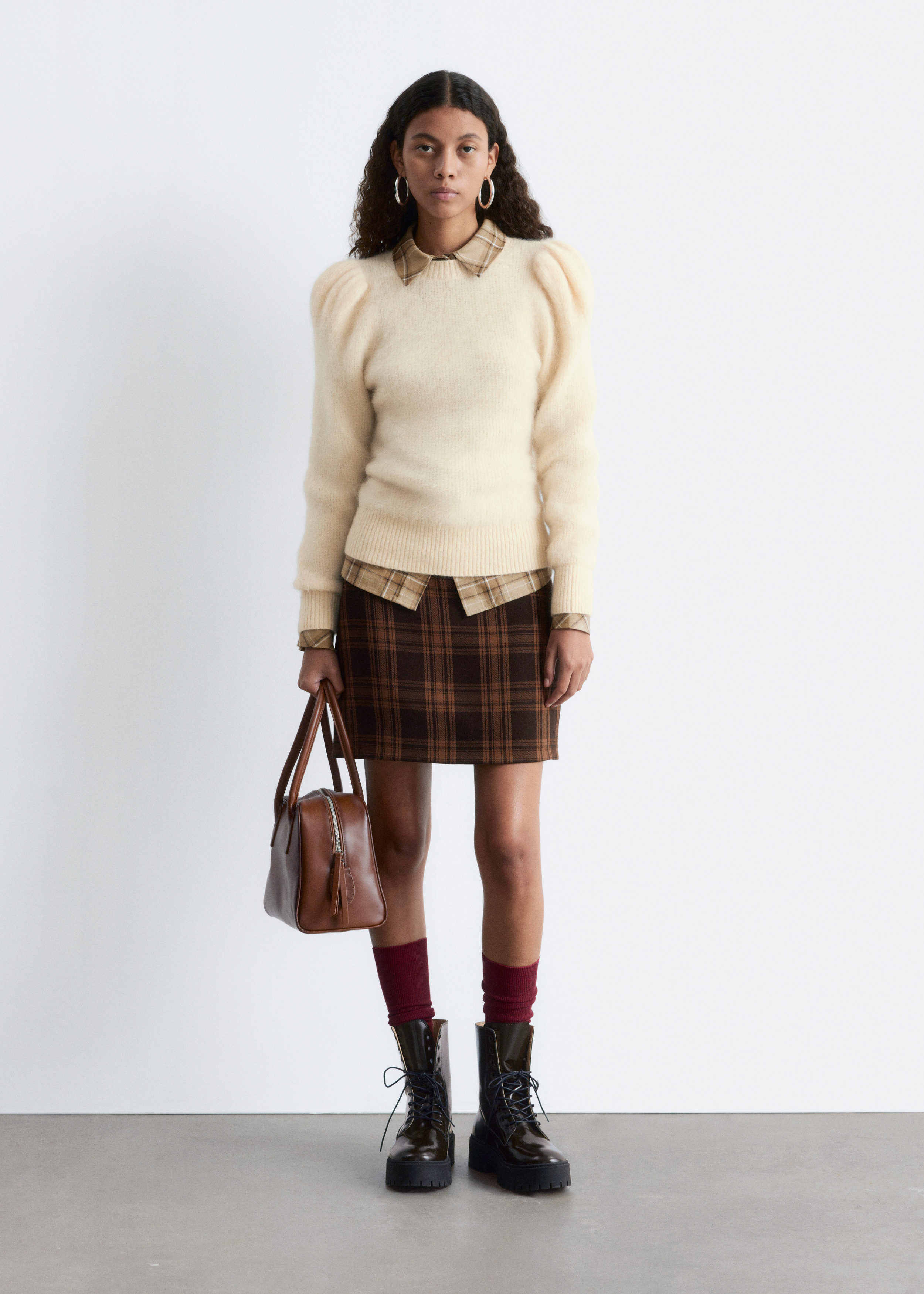 & Other Stories MOHAIR-BLEND PUFF-SLEEVE JUMPER
