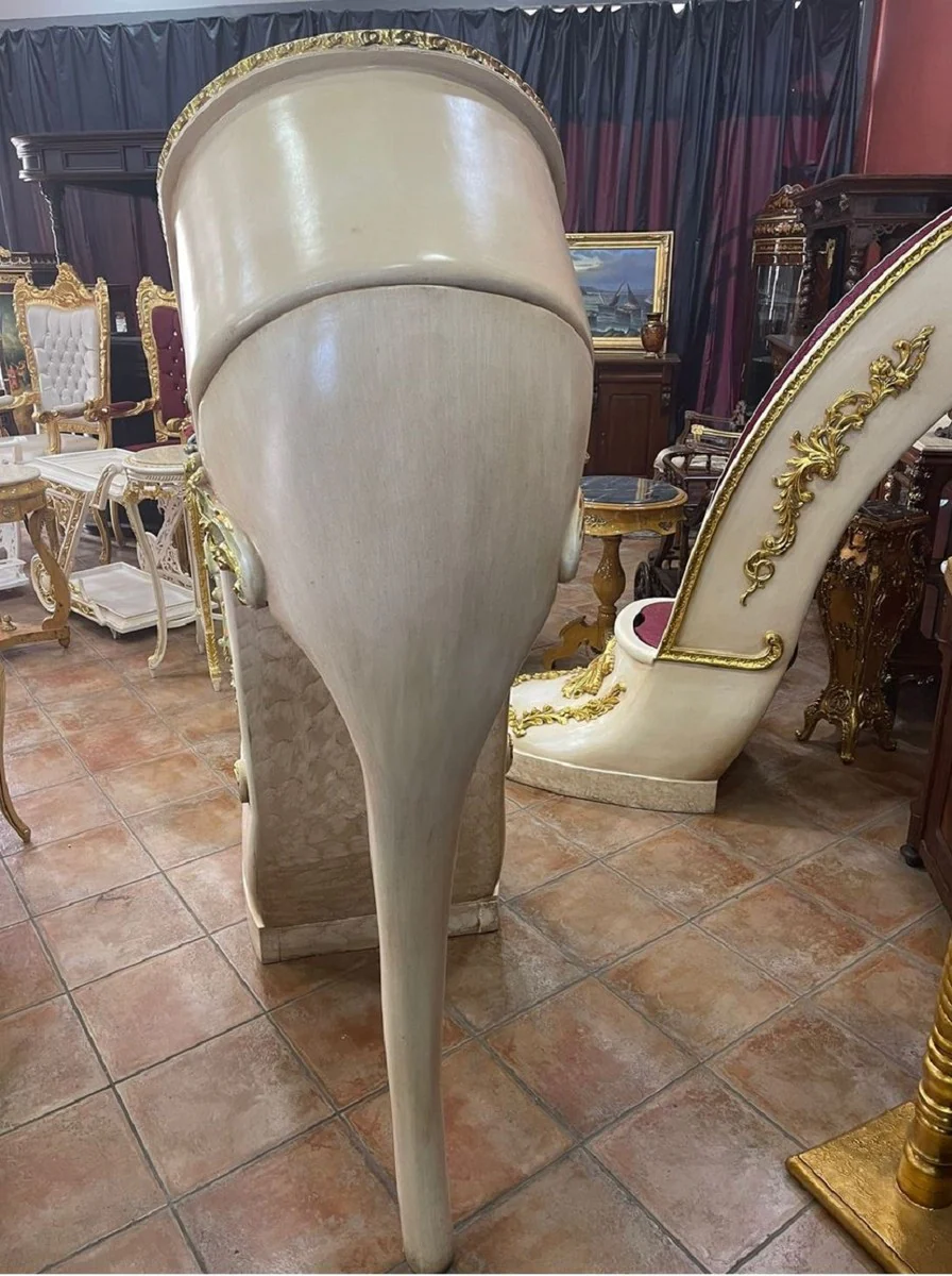 Luxury Baroque High Heel Display Cabinet Green / Cream / Gold - Handcrafted Solid Wood Women's Shoe Display Cabinet - Magnificent Baroque Furniture