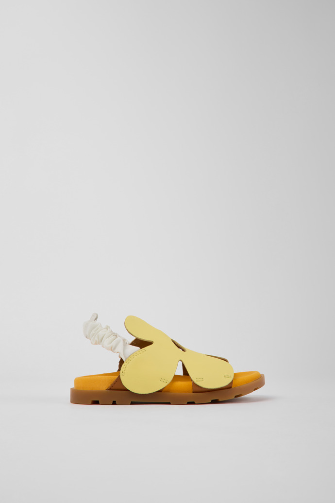 Brutus Sandal Yellow and Brown Leather Sandals for Boys