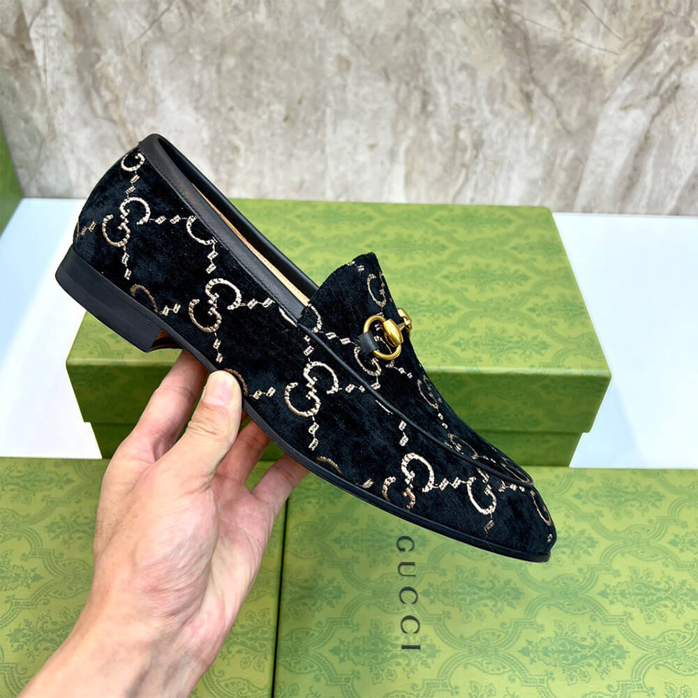 Gucci Velvet Men Loafers - Top Club