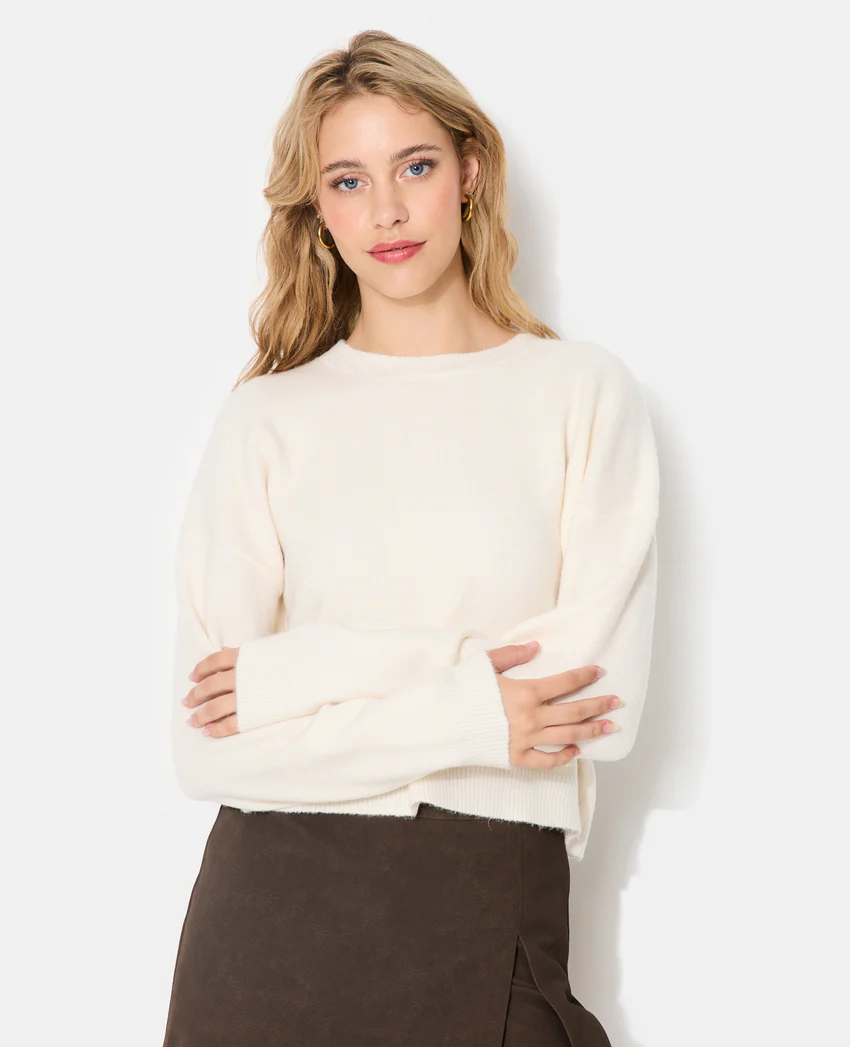 Pimkie Pull court avec encolure ronde