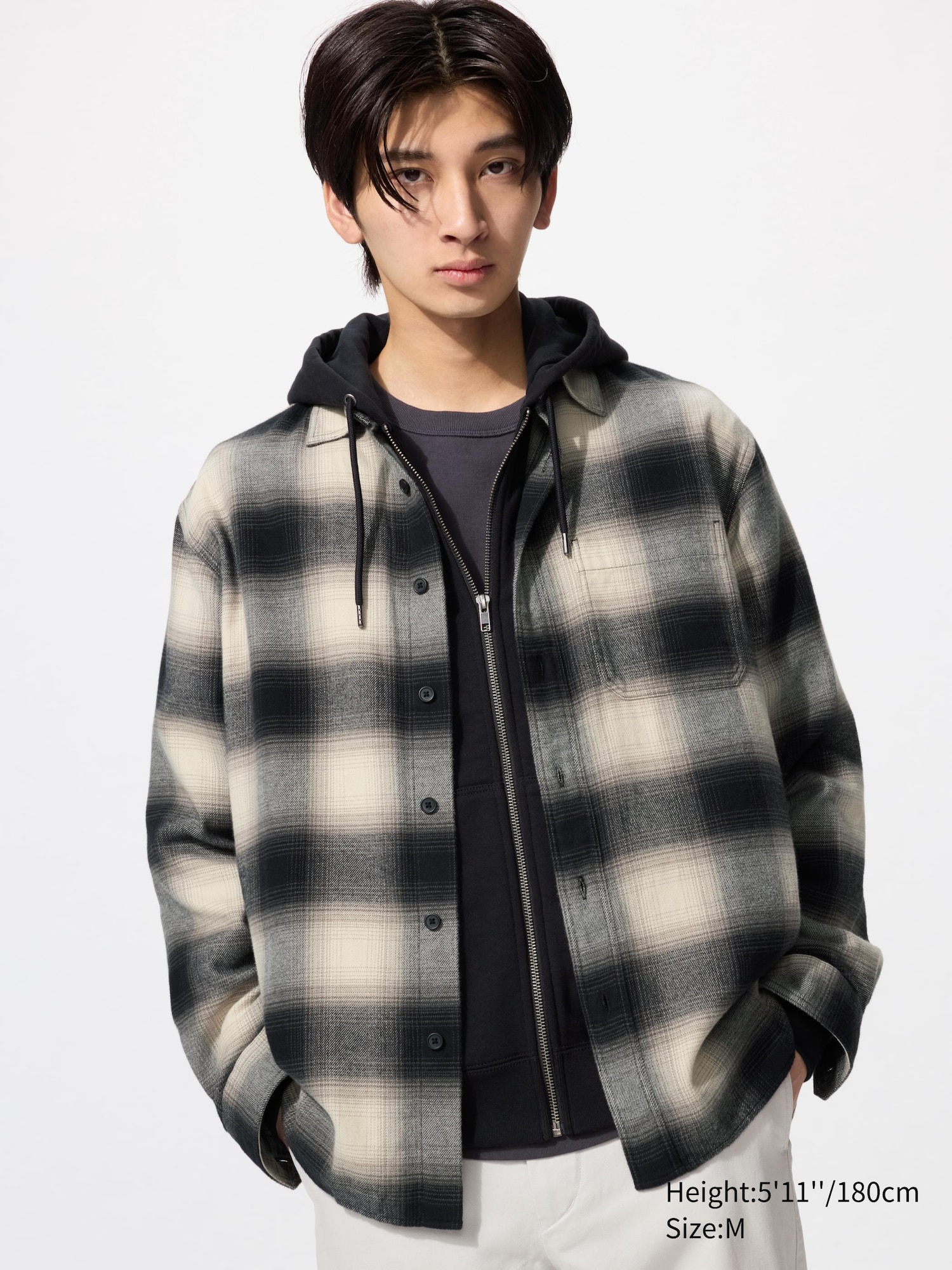 Flannel Checked Long Sleeve Shirt