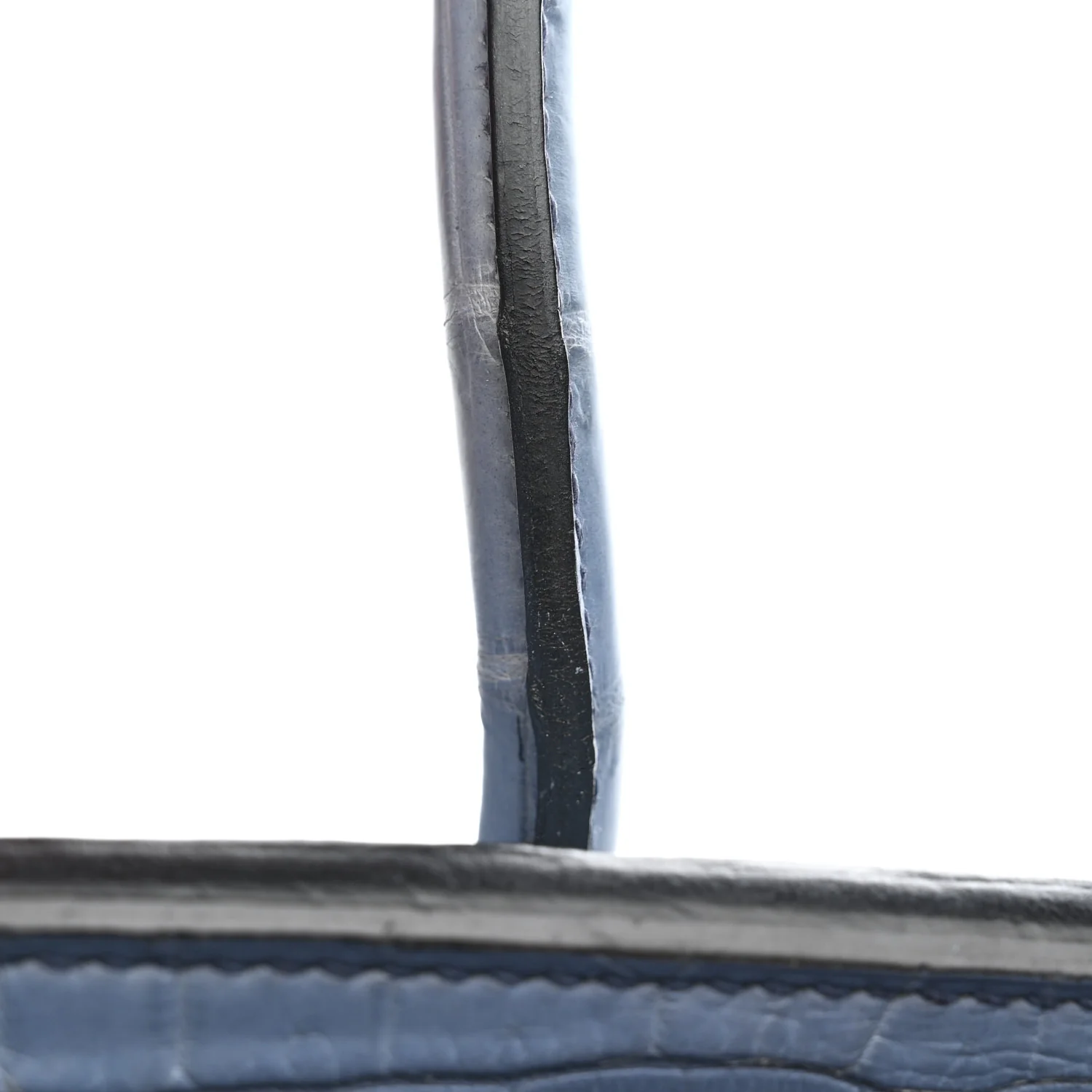 Matte Porosus Crocodile Birkin 30 Bleu Brighton - Top Club