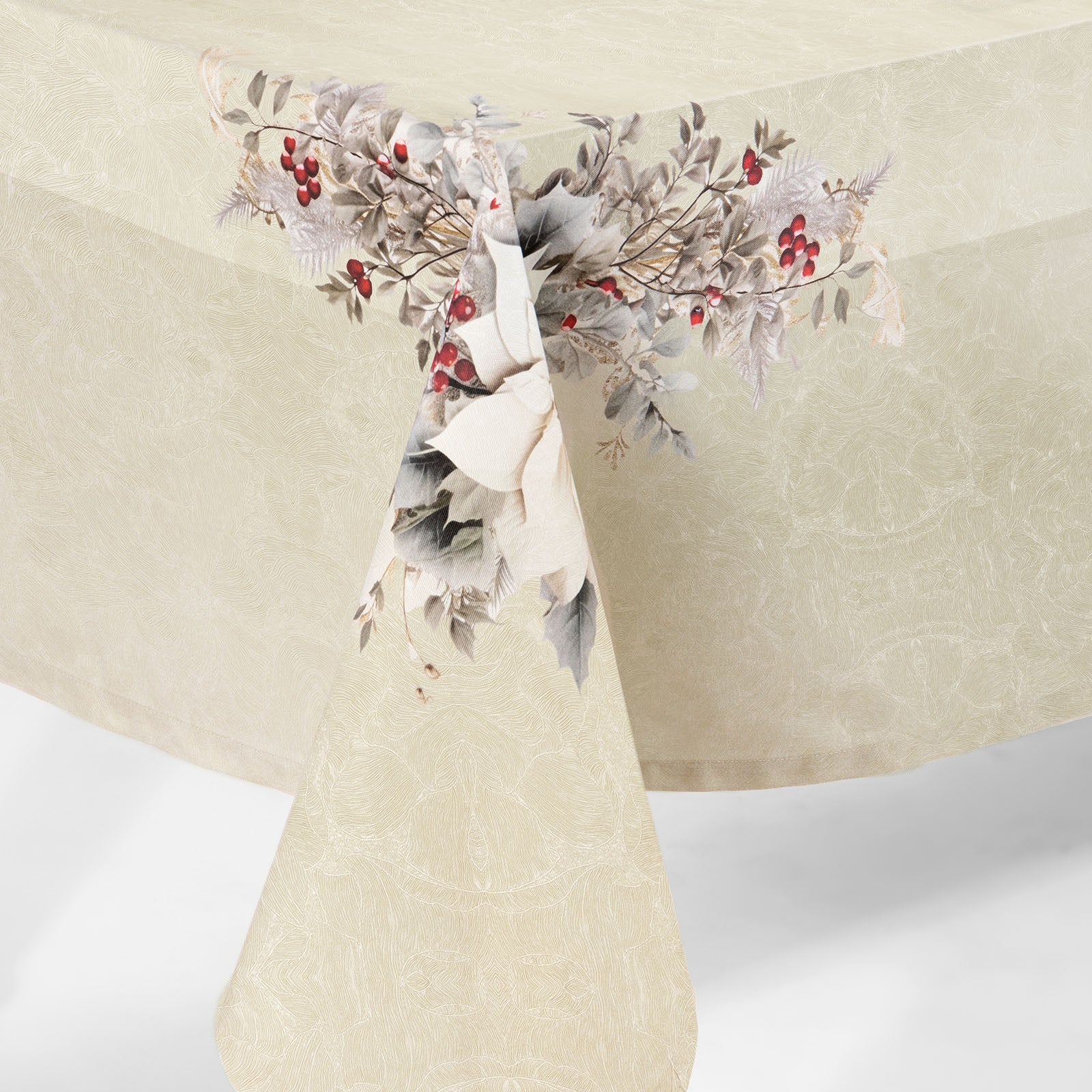 Tovaglia In Cotone Natalis Cm. 150X240 Unica Caleffi