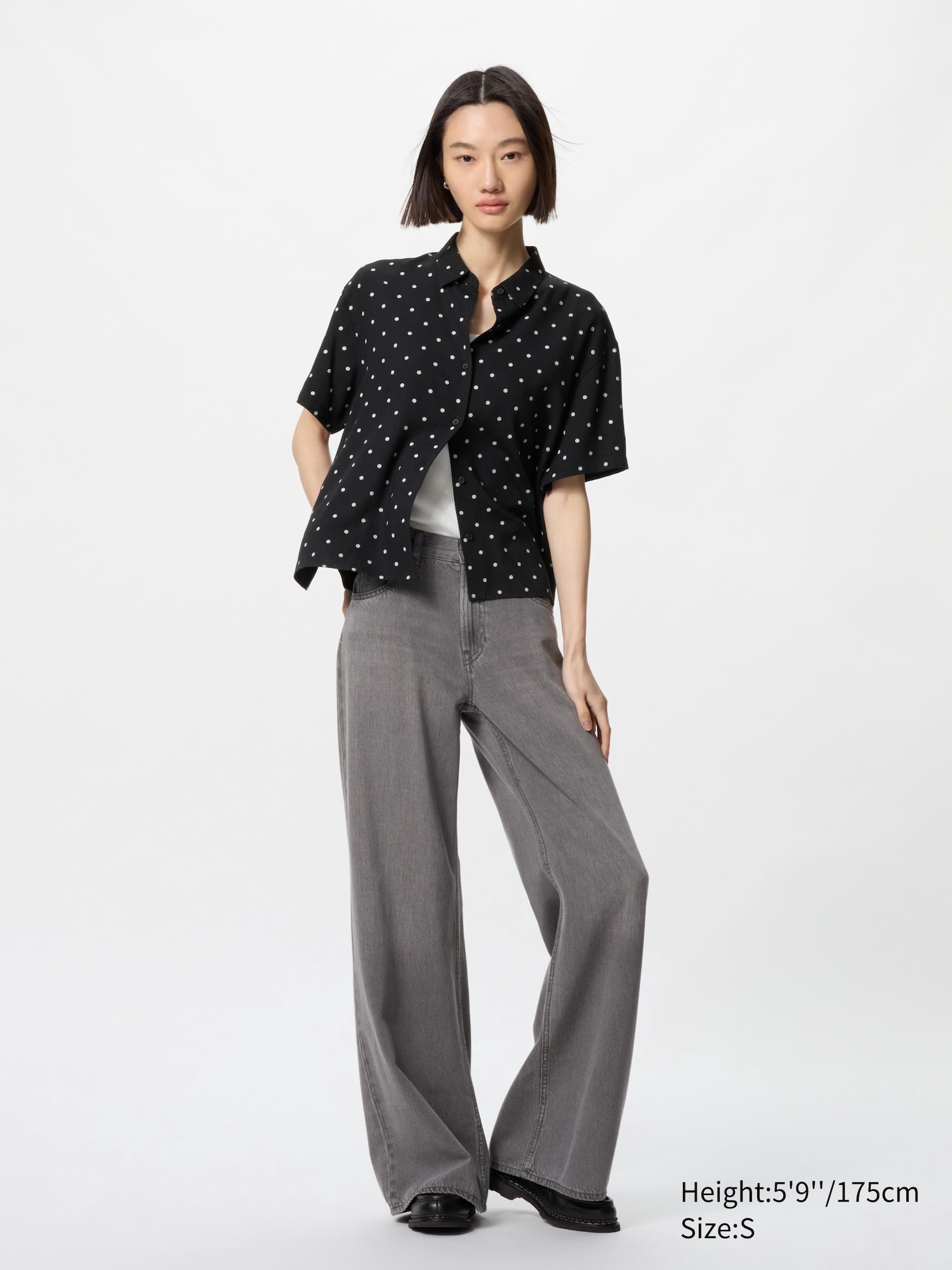 Rayon Short Sleeve Blouse