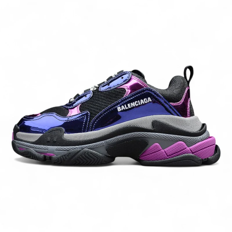 Balenciaga Triple S – Blue Purple - Sneaker Replica Workshop