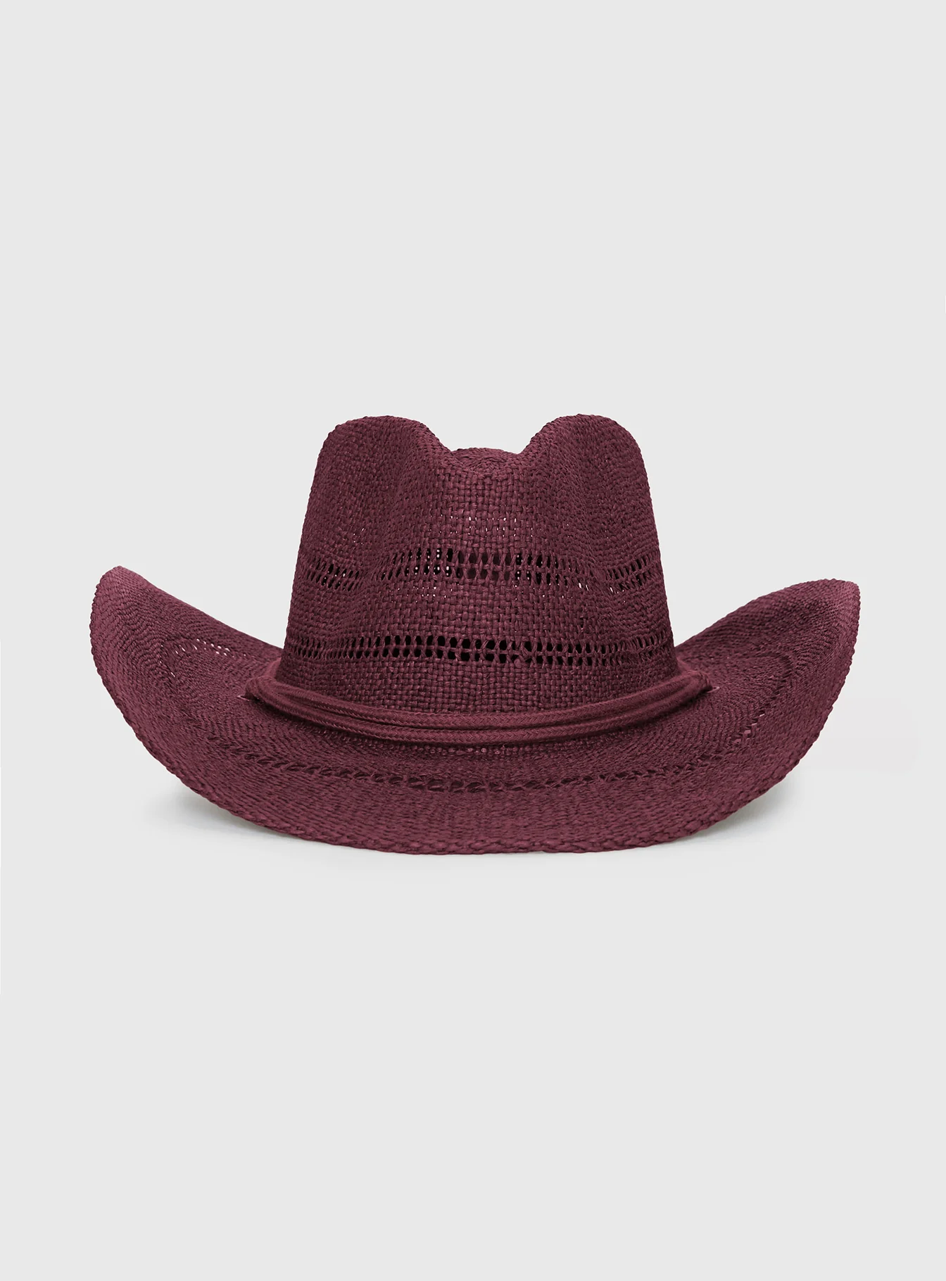 Mid Morning Cowboy Hat Burgundy