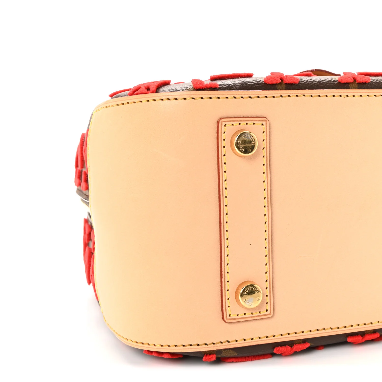 Monogram Tuffetage Deauville Cube Red - Top Club