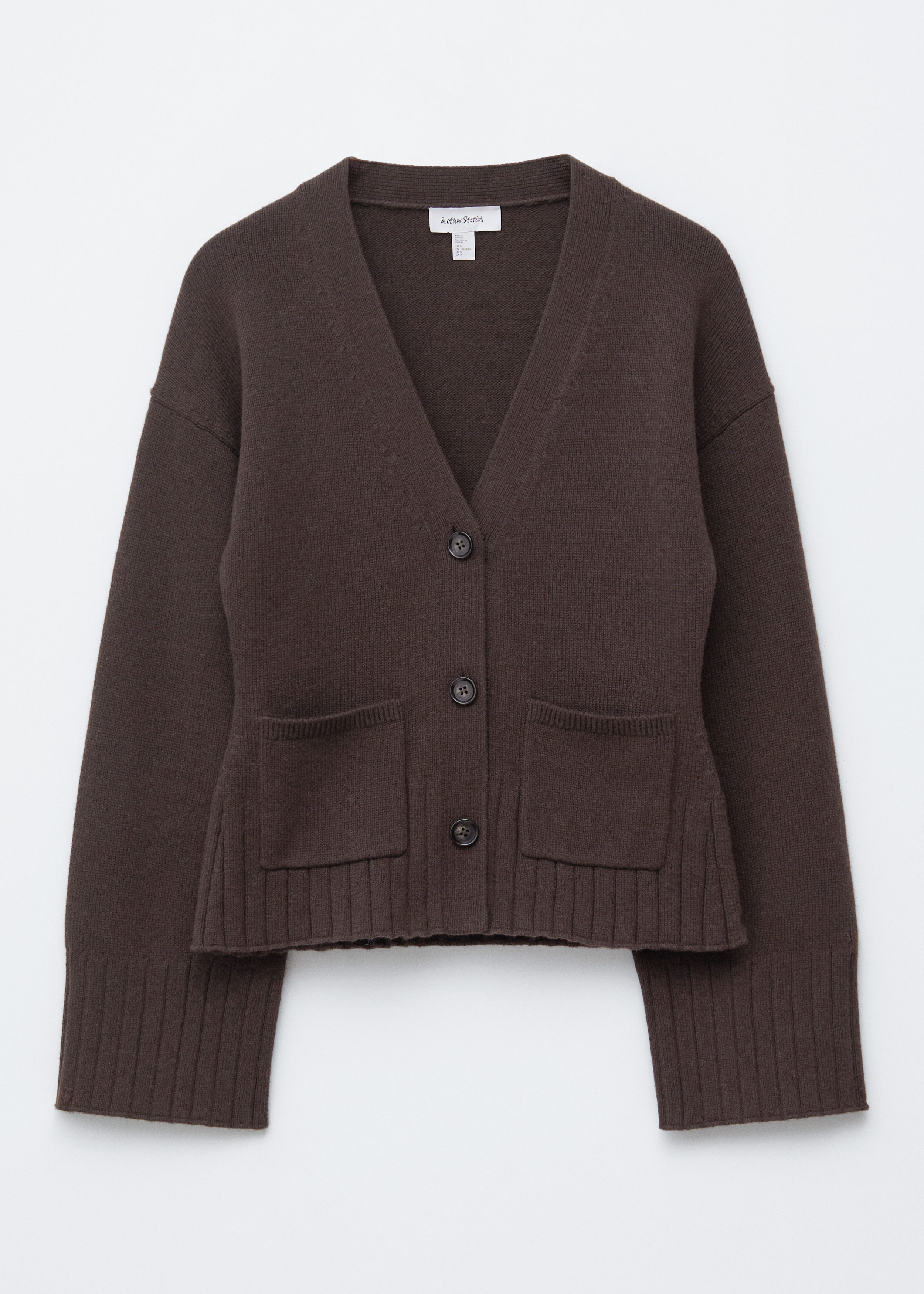 & Other Stories TAPERED KNIT CARDIGAN