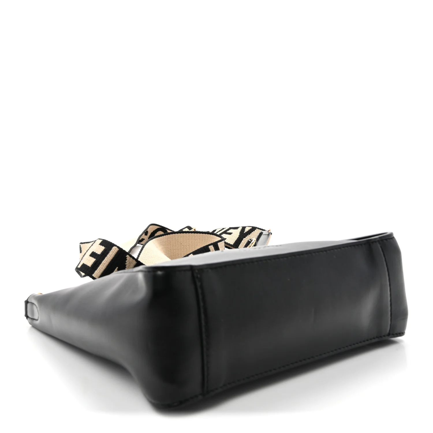 Eco Alter Nappa Perforated Logo Mini Crossbody Black - Top Club