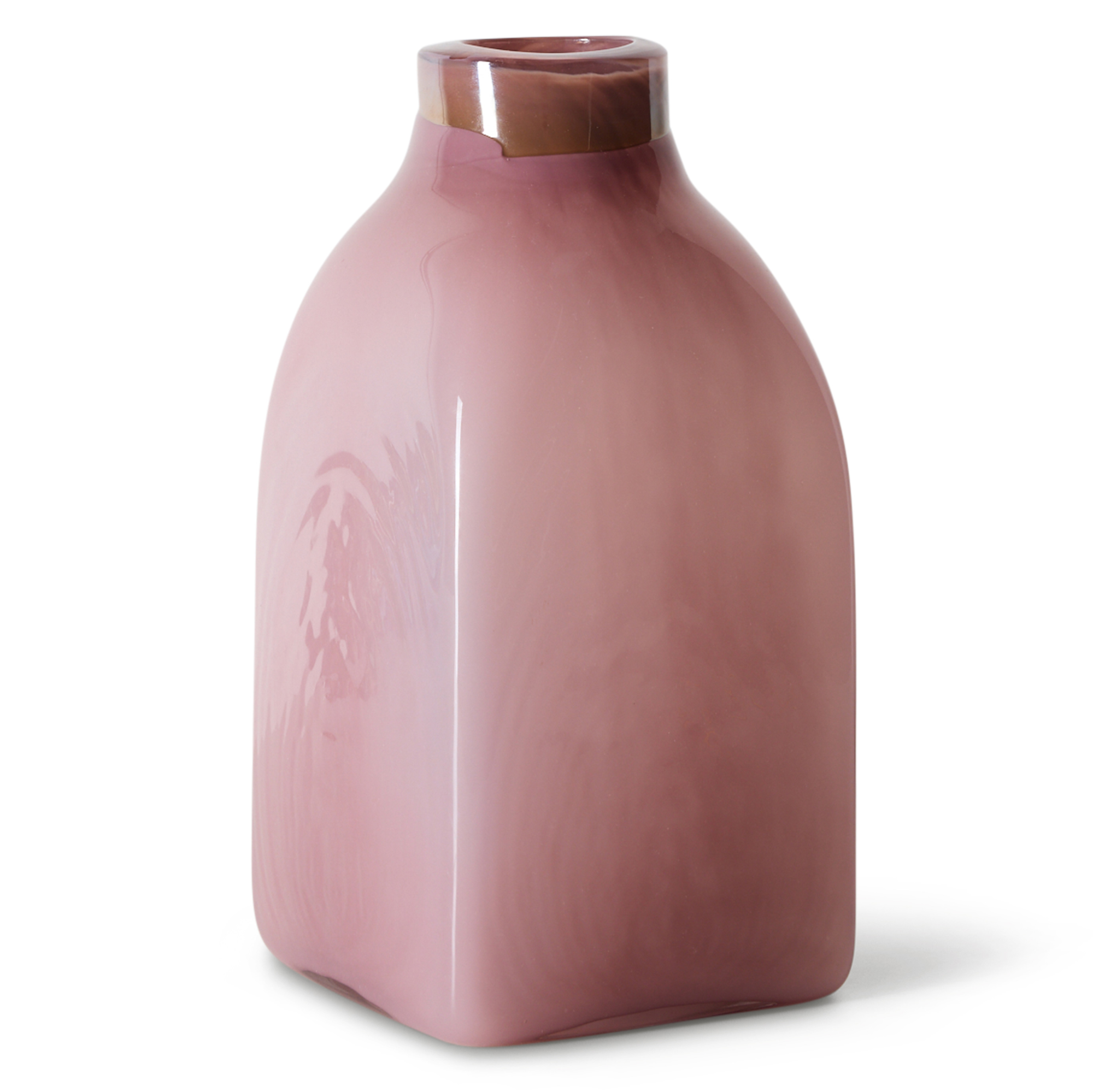 Vaas Atelier glass large pink