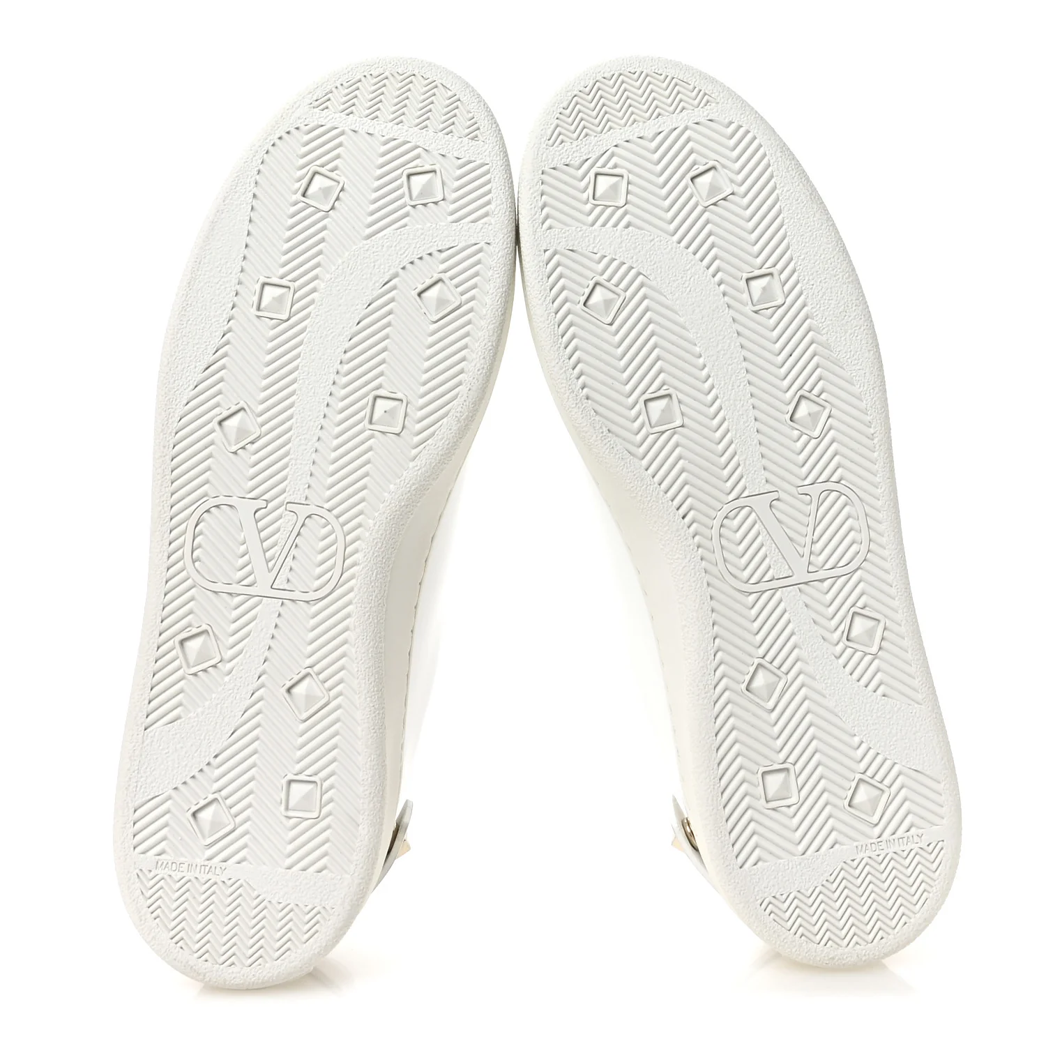 Calfskin Womens Backnet Sneakers 39.5 White - Top Club