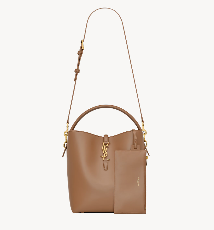 Y LE 37 IN SHINY LEATHER BAG - Top Club
