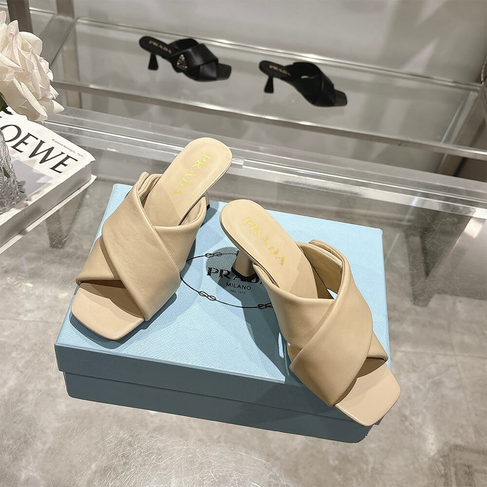 Prada Padded nappa leather sandals - Top Club