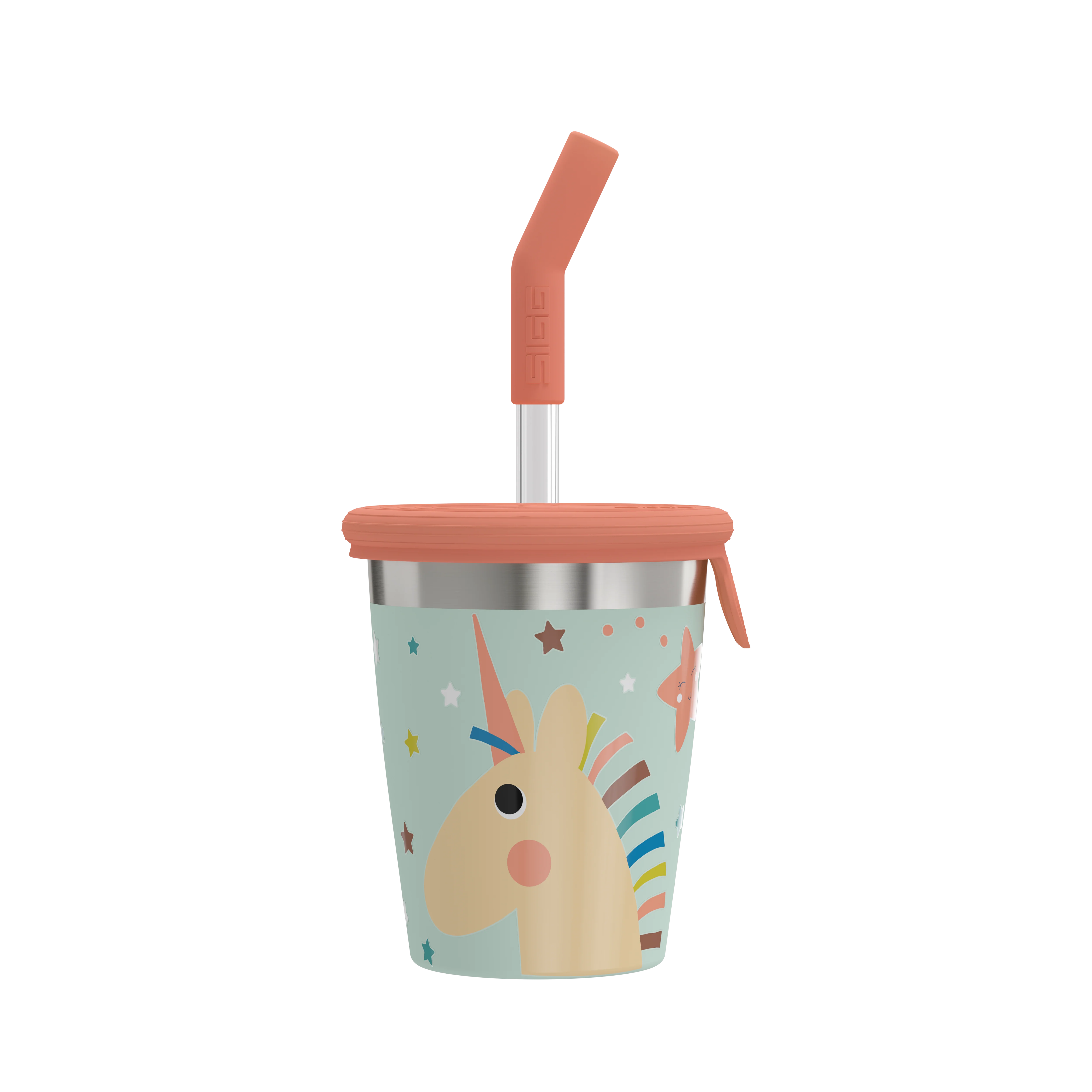 Helia Family Bundle – Black & Kids Straw Cup Unistar