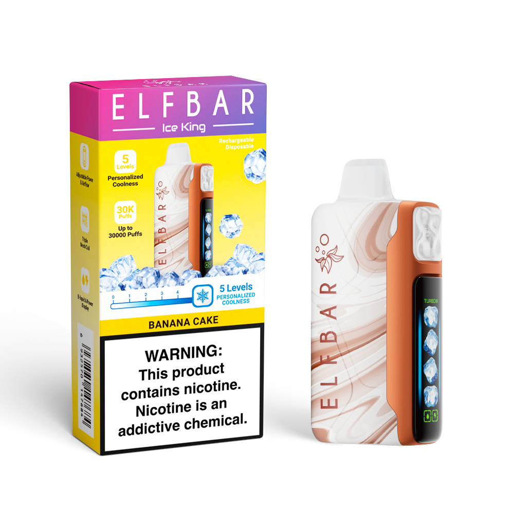 elebar disposable vape ELFBAR ICE KING 30000 PUFFS Geek Bar Pulse X 2 Resistance:0.6 ohm California Cherry Geek Bar