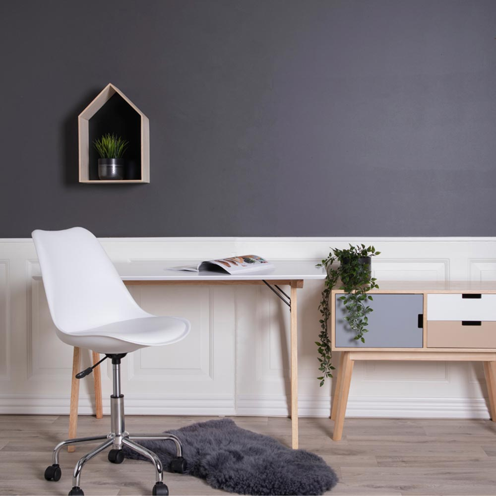 Bureau Rover wit/naturel
