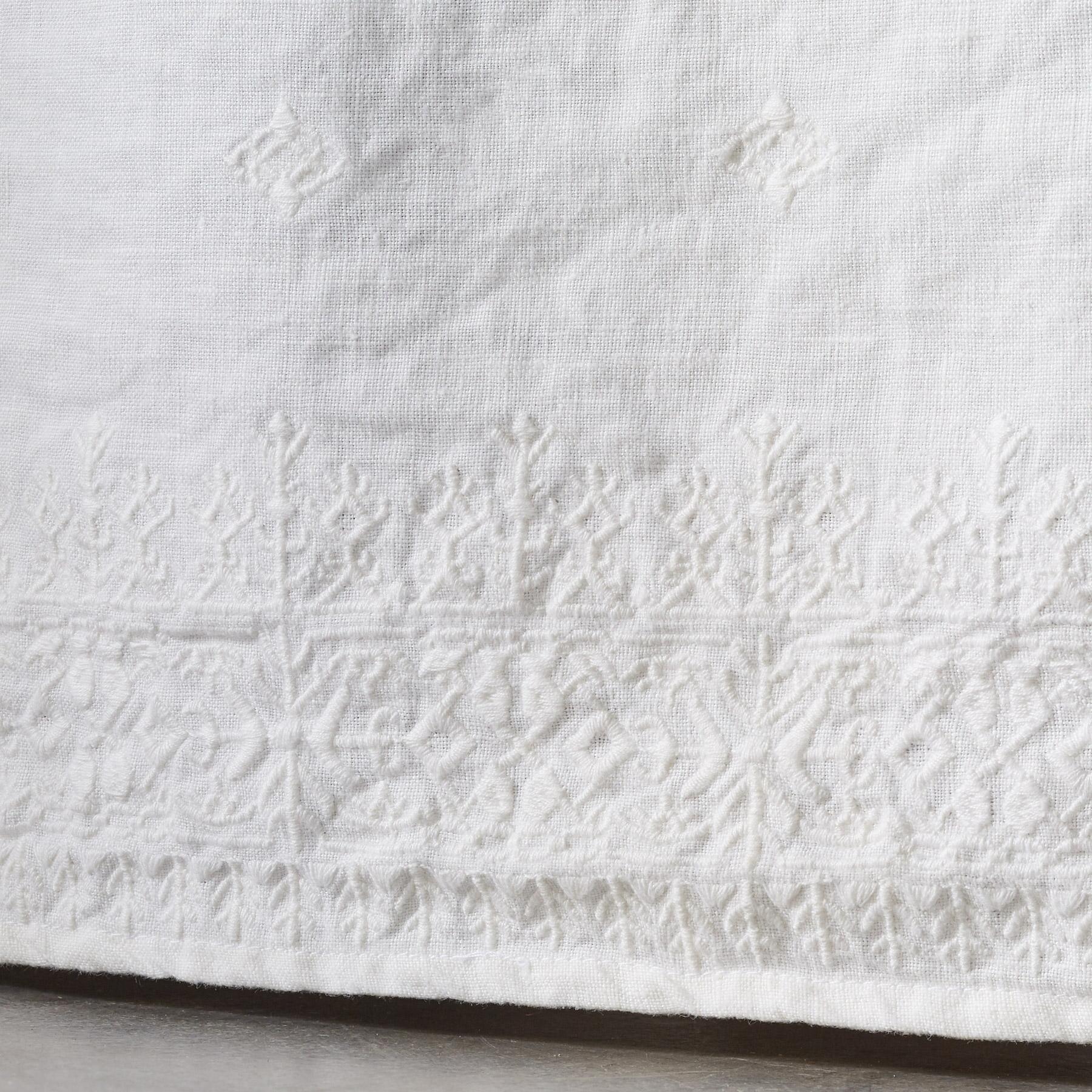 Gossamer Linen Embroidery Bedskirt - Sundance Living