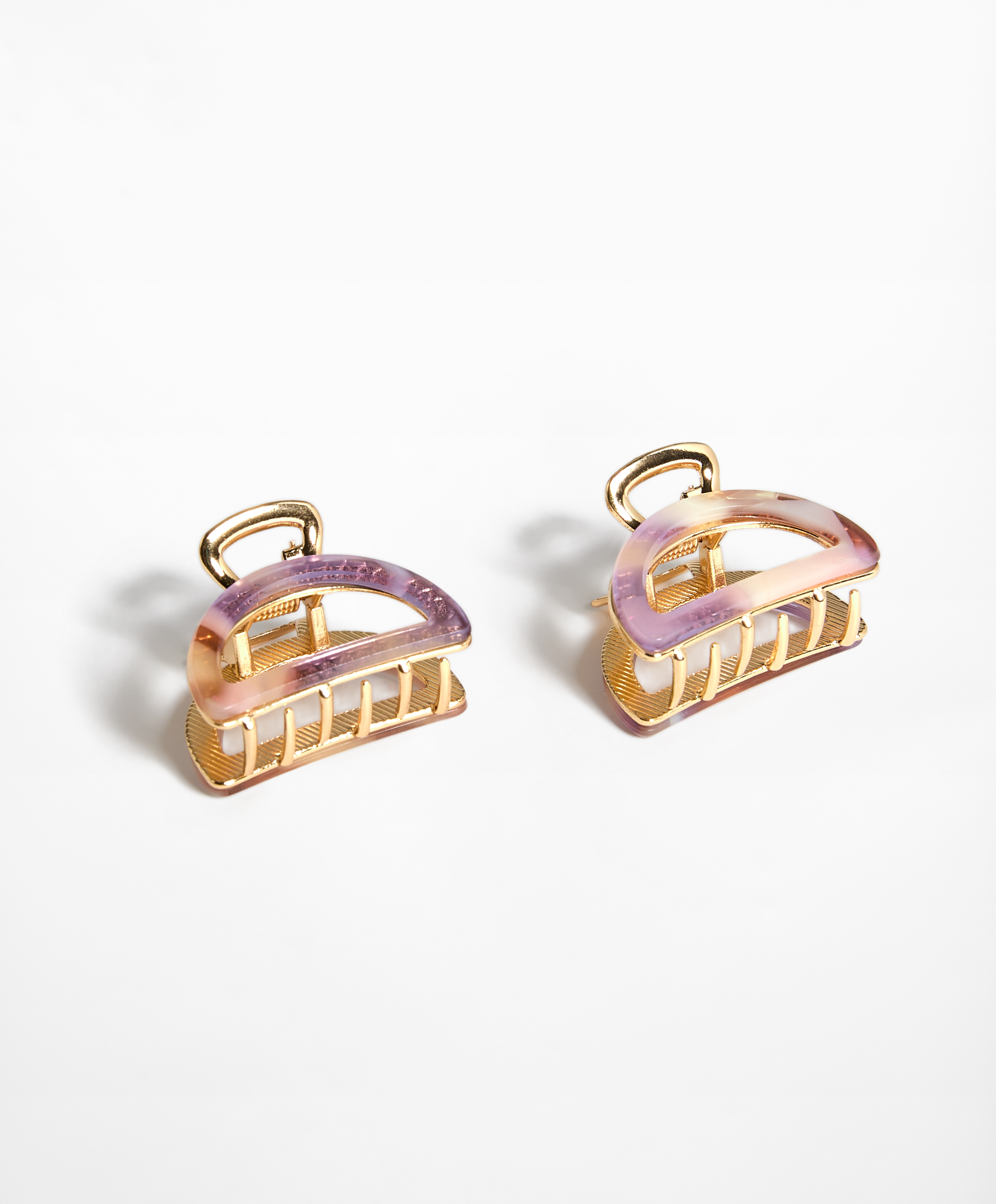 OYSHO 2 metallic mini hair clips