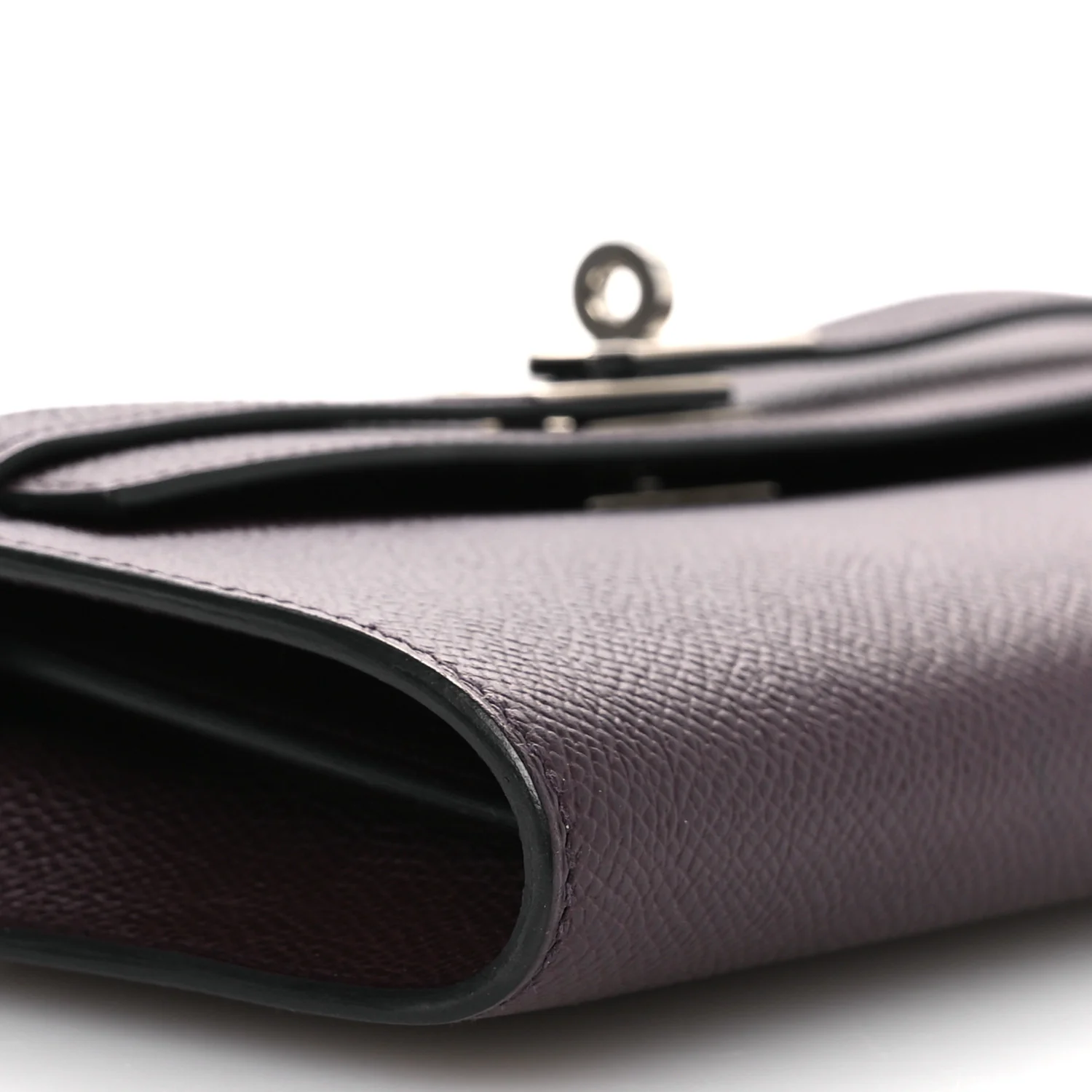 Epsom Kelly Wallet To Go Rouge Sellier - Top Club