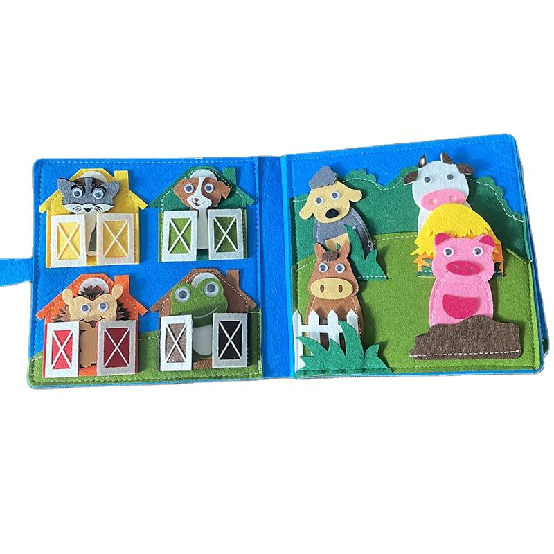 Educational Farm Animals Toys Montessori Counting Matching Sorting Fine Motor Games Early Learning Toys